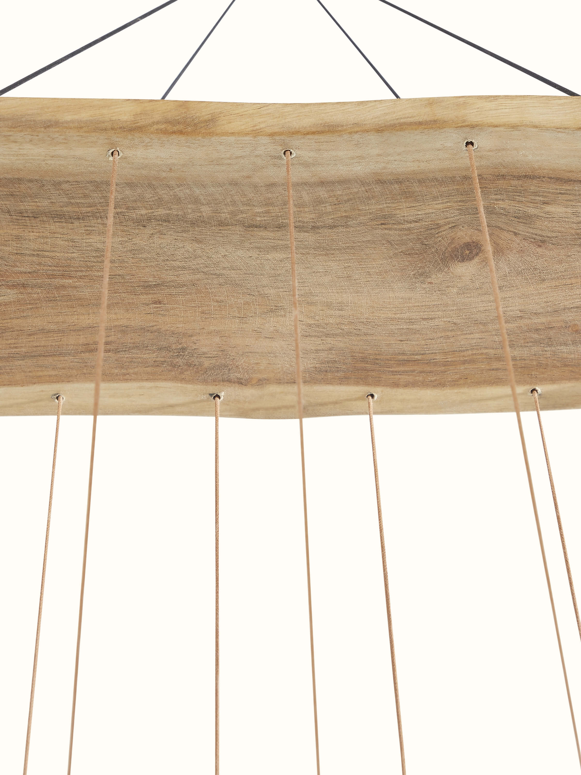 View of Melodious Ceramicware Clay Wind Chime with background, highlighting its aesthetic appeal and placement.