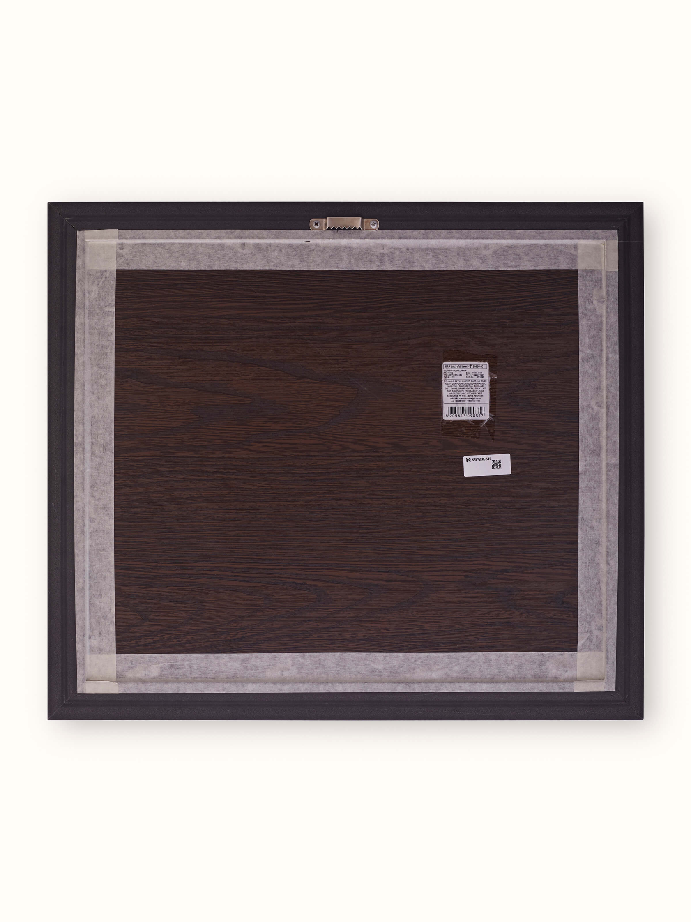 Angled view of Pichwai Shreenathji in Nathdwara Temple Painting highlighting artistic elements