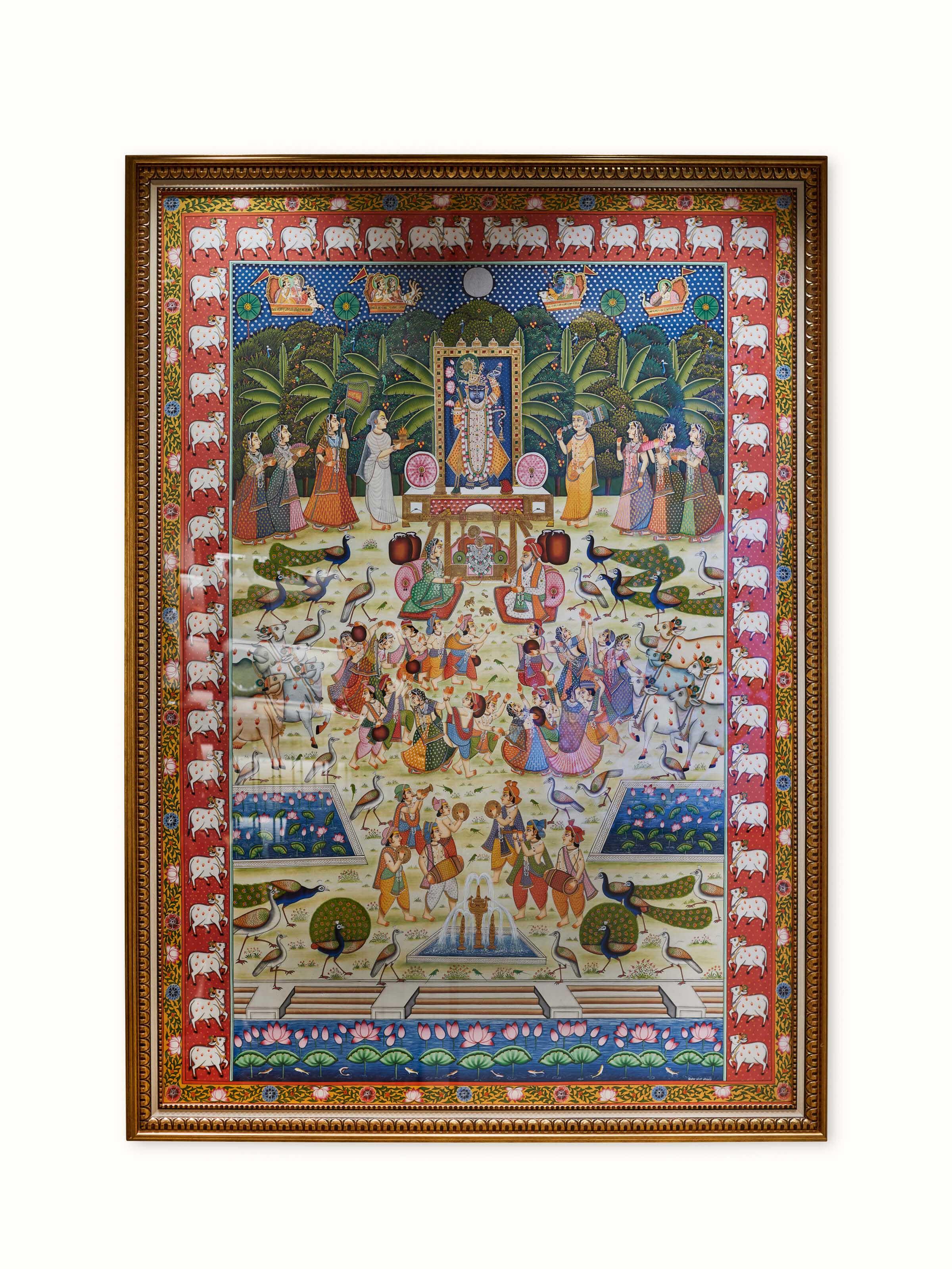 Pichwai 8 Darshan Shreenath Ji Painting