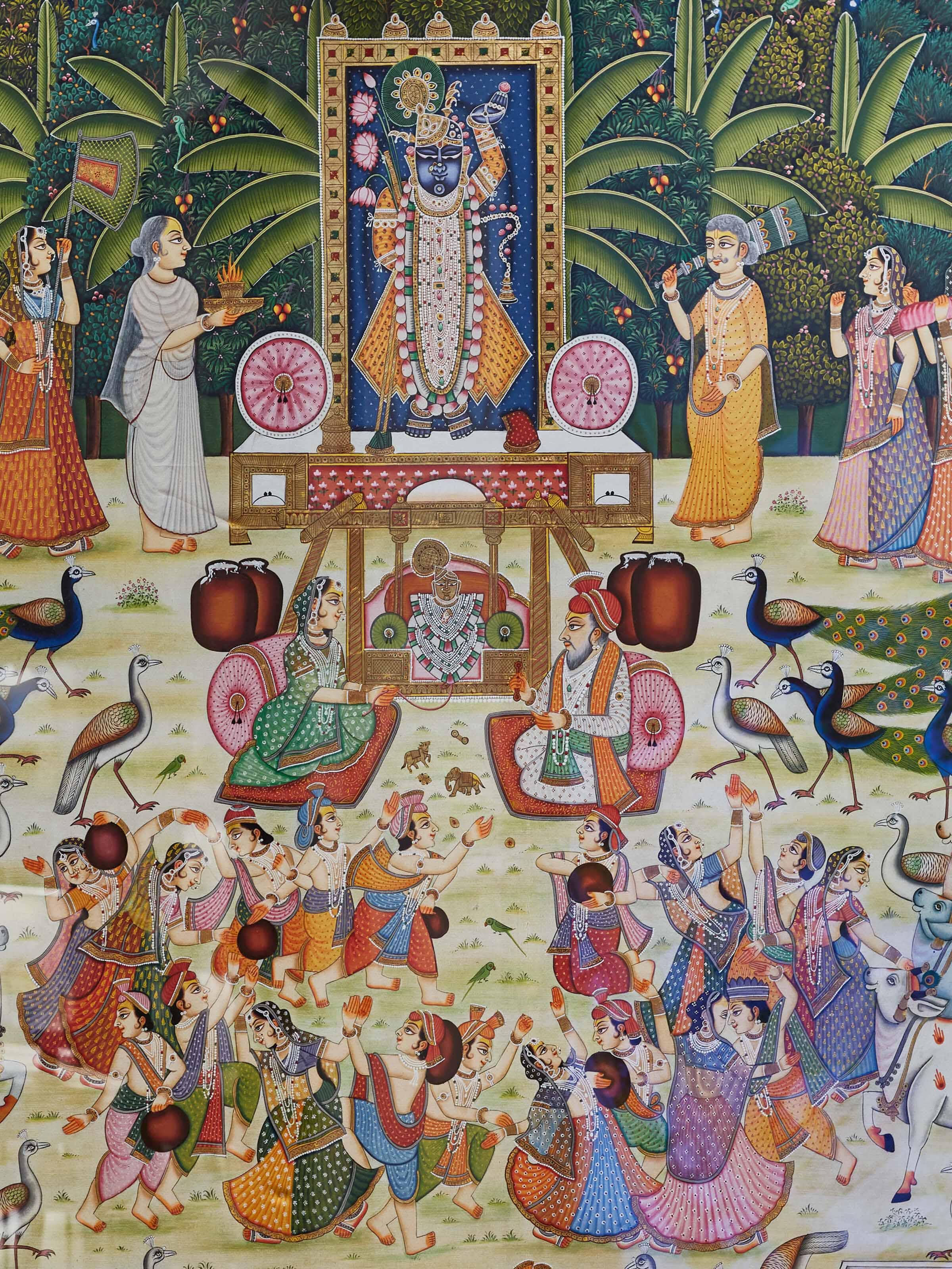 Pichwai 8 Darshan Shreenath Ji Painting