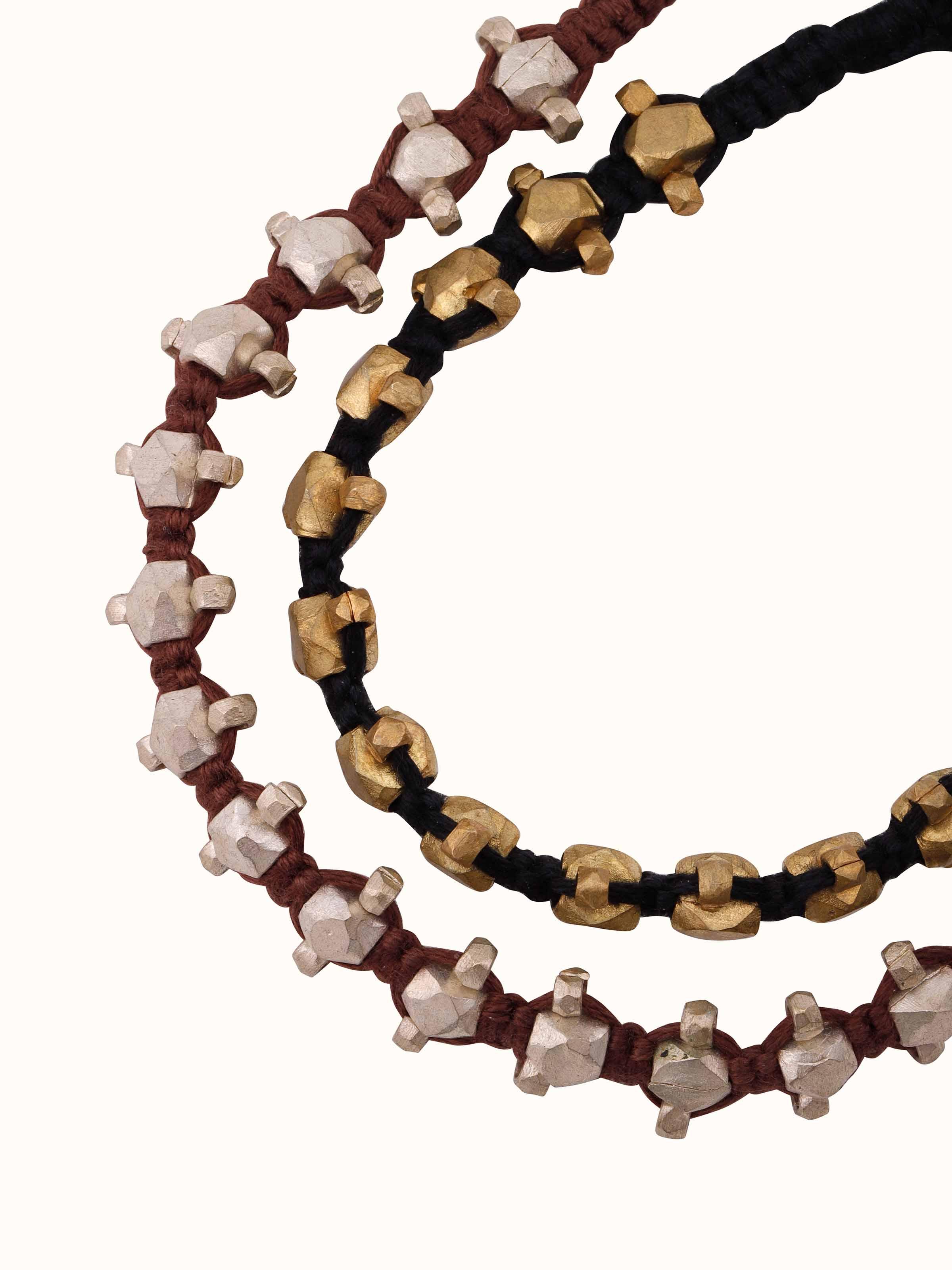 Full view of Dhokra Bracelet Set (2 pcs) showing the complete traditional design and artistry