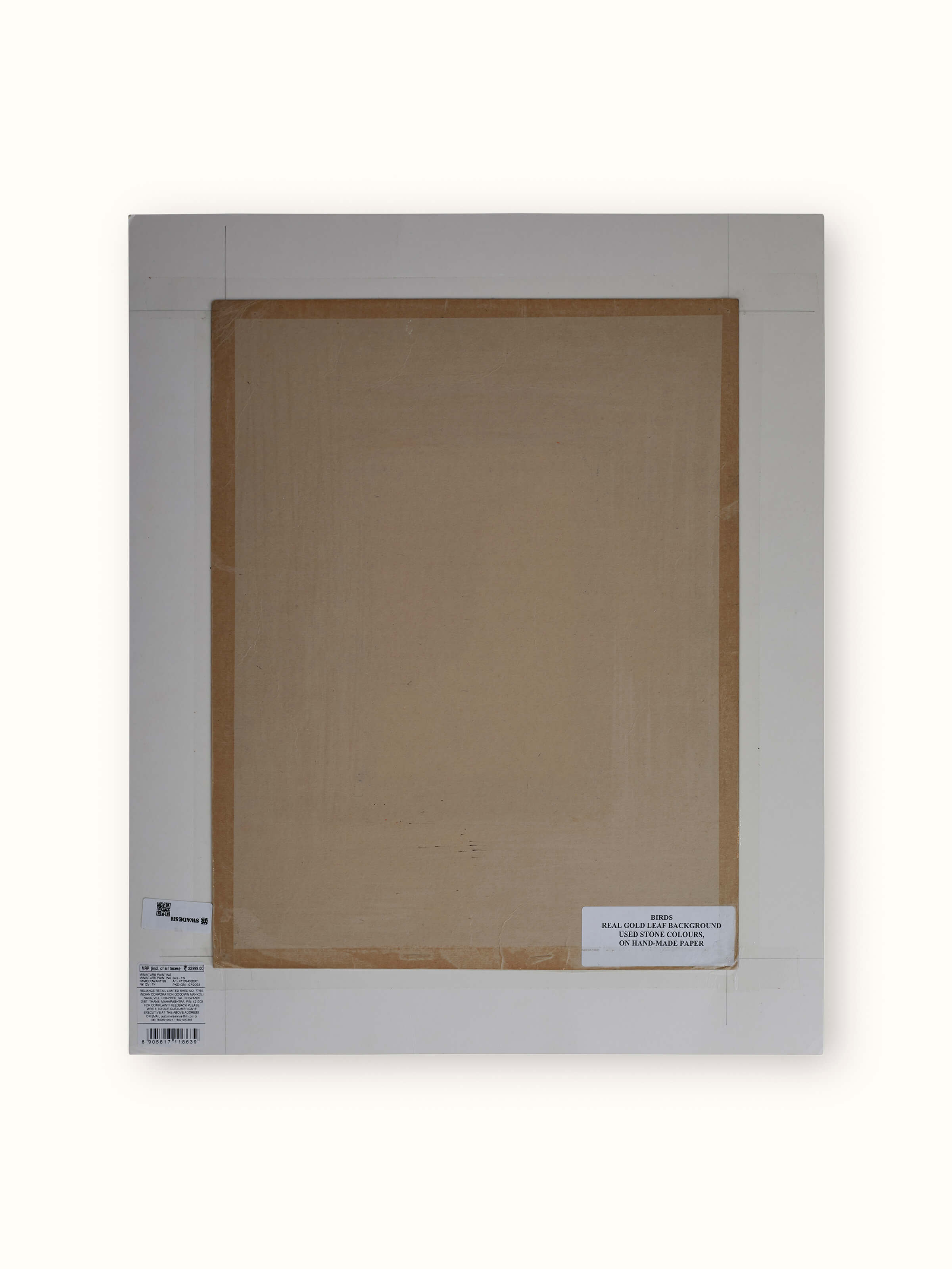 Artistic view of Miniature Bird Painting highlighting the bird’s depiction and the artist’s style.