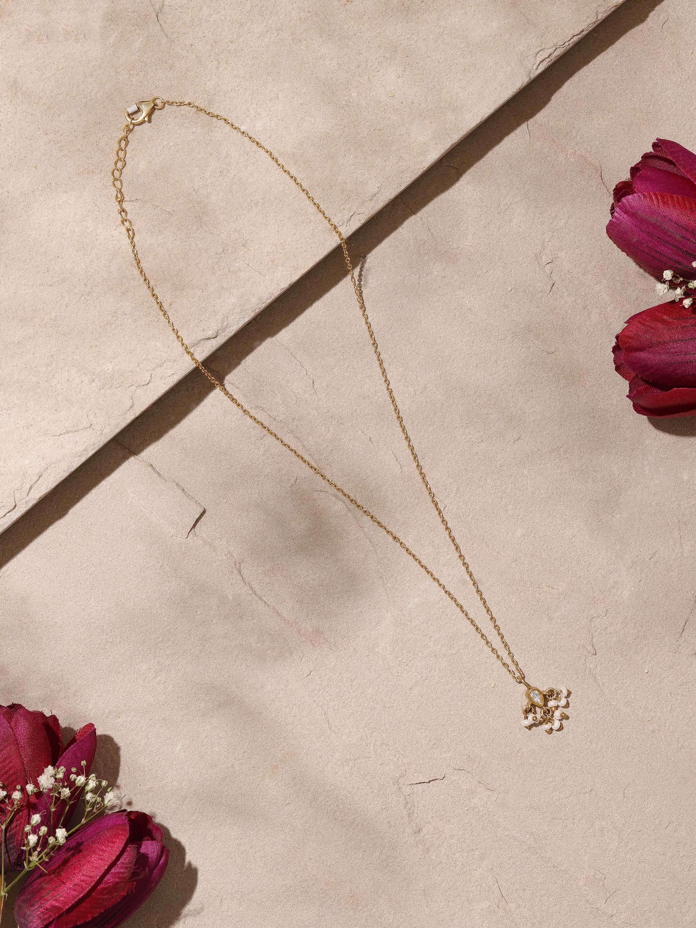 Close-up of Silver Smithing Pendant & Chain Gift Set, highlighting the intricate pendant design and delicate chain links.