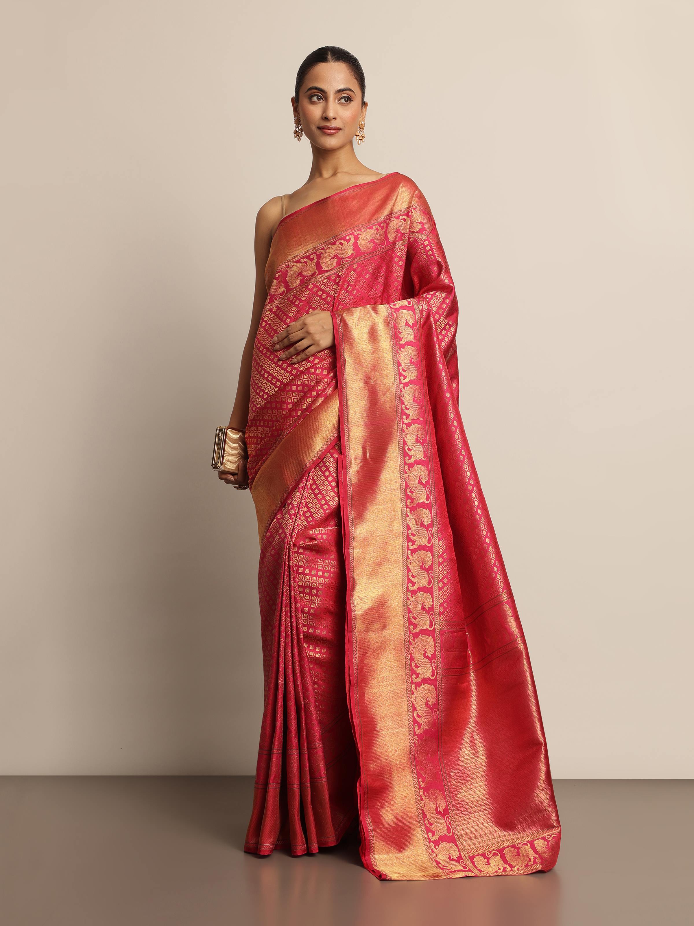 Red Silk Kancheepuram Saree