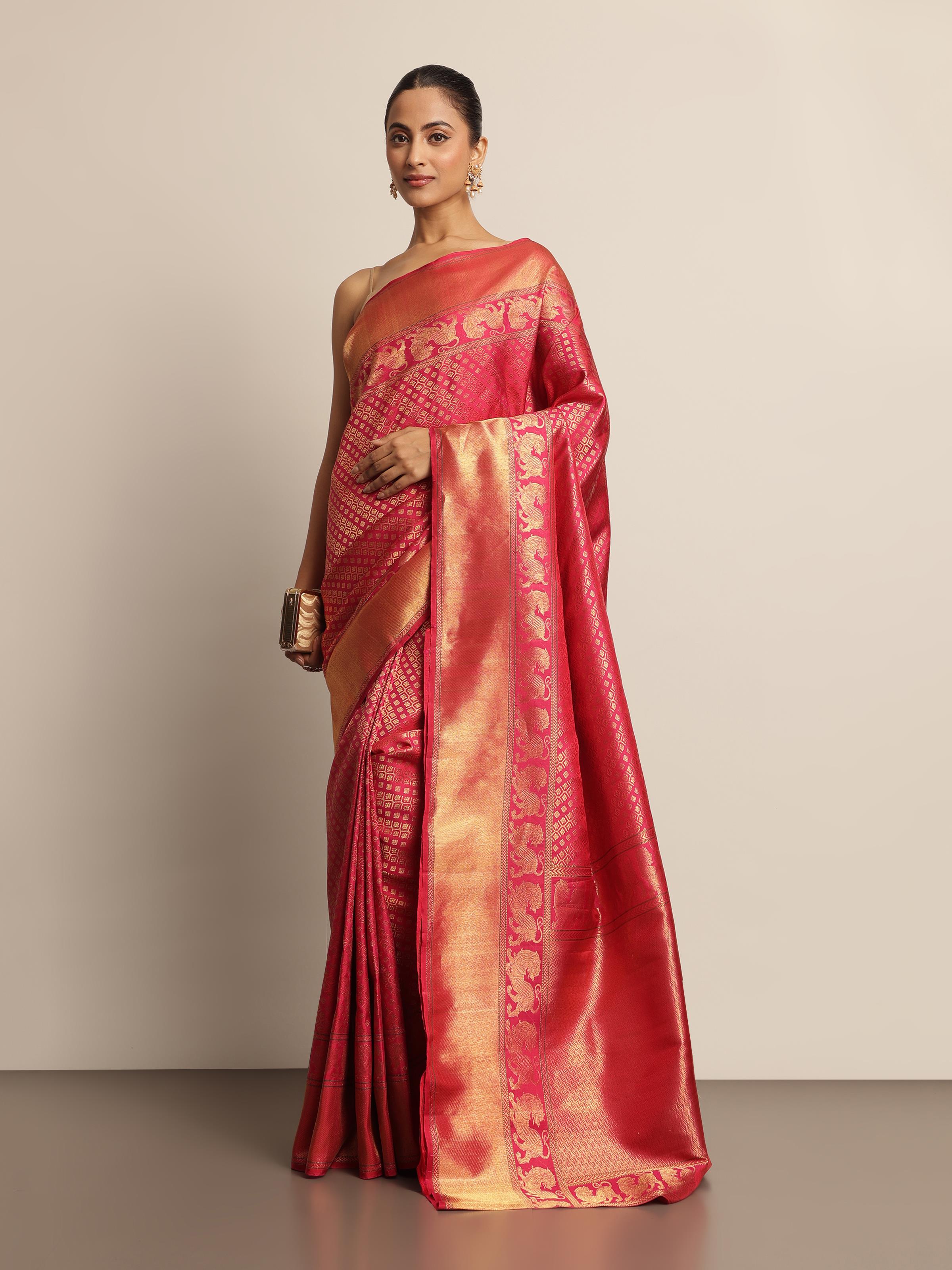 Red Silk Kancheepuram Saree