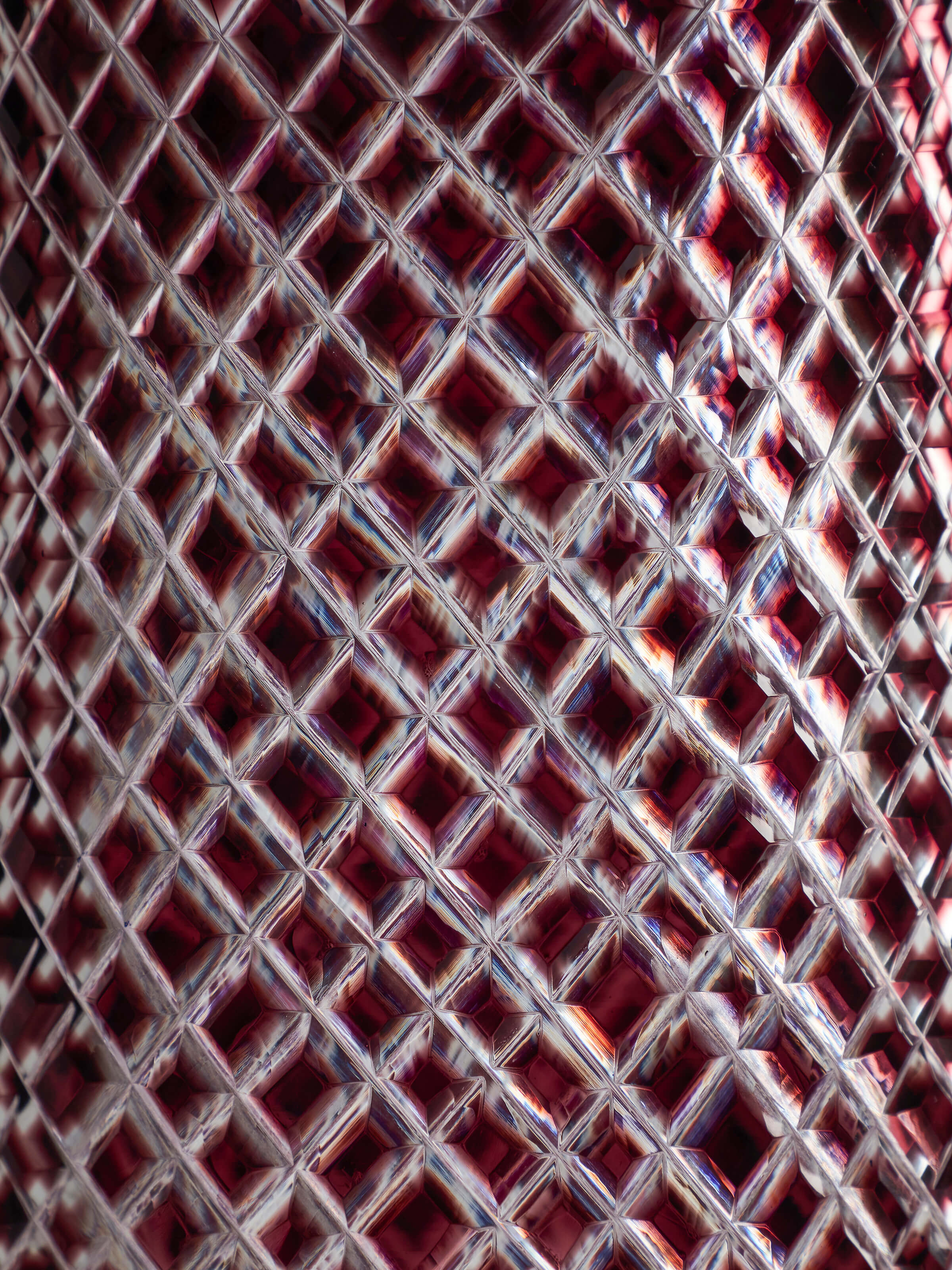 Alternate view of Curved Hurricane Glass Table Vase emphasizing its round, graceful shape and transparency.