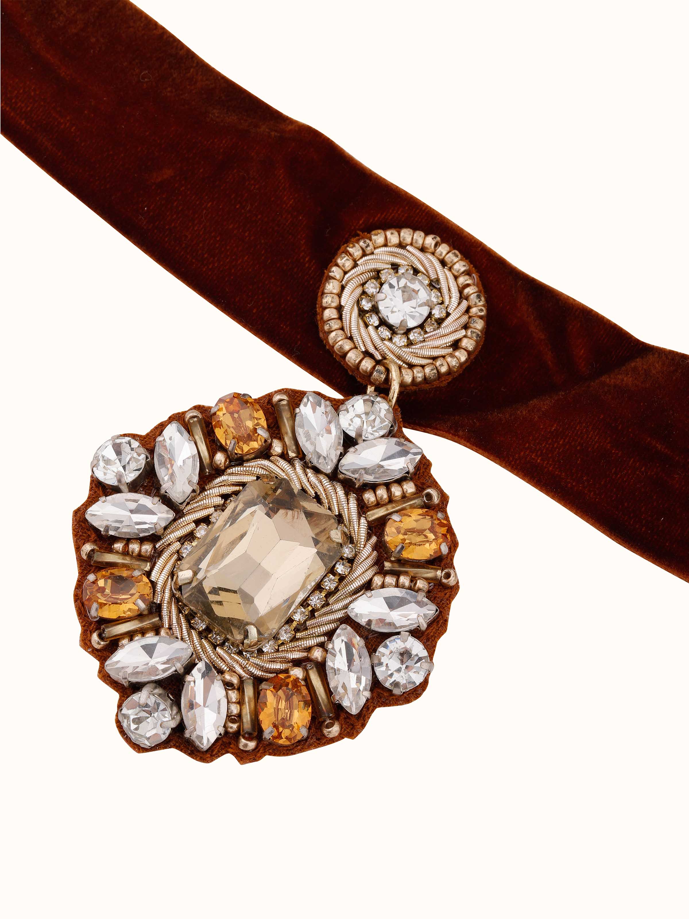 Close-up view of Handcrafted Choker emphasizing detailed artistry by Swadesh