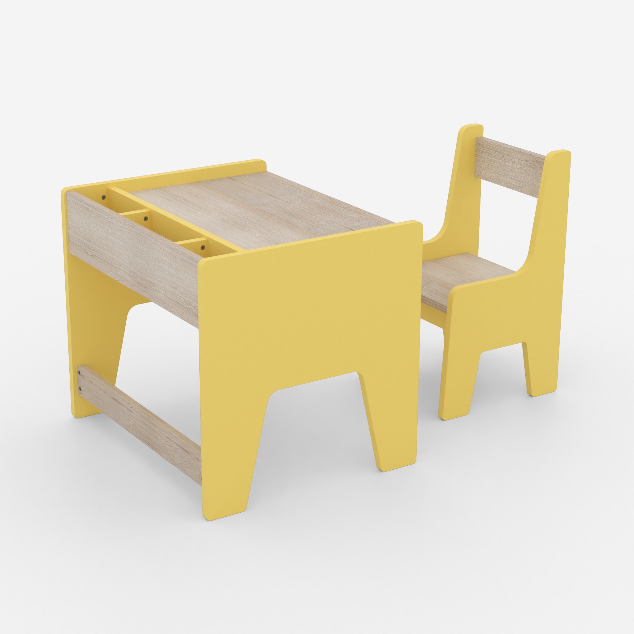 Topolino Toddler Activity Table & Chair in Yellow