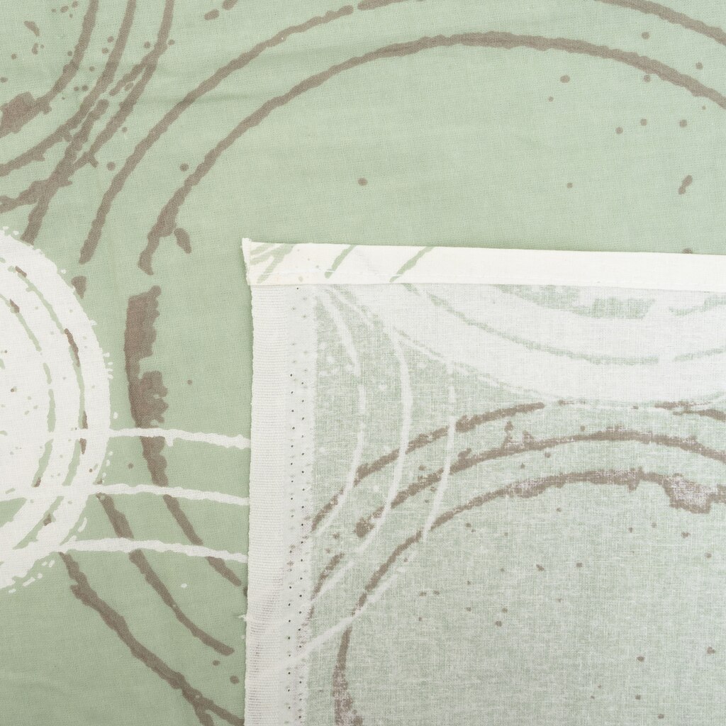 Green Floral 400 TC Cotton Flat Superking Bed Size Bedsheet With 2 Pillow Cover From Threads