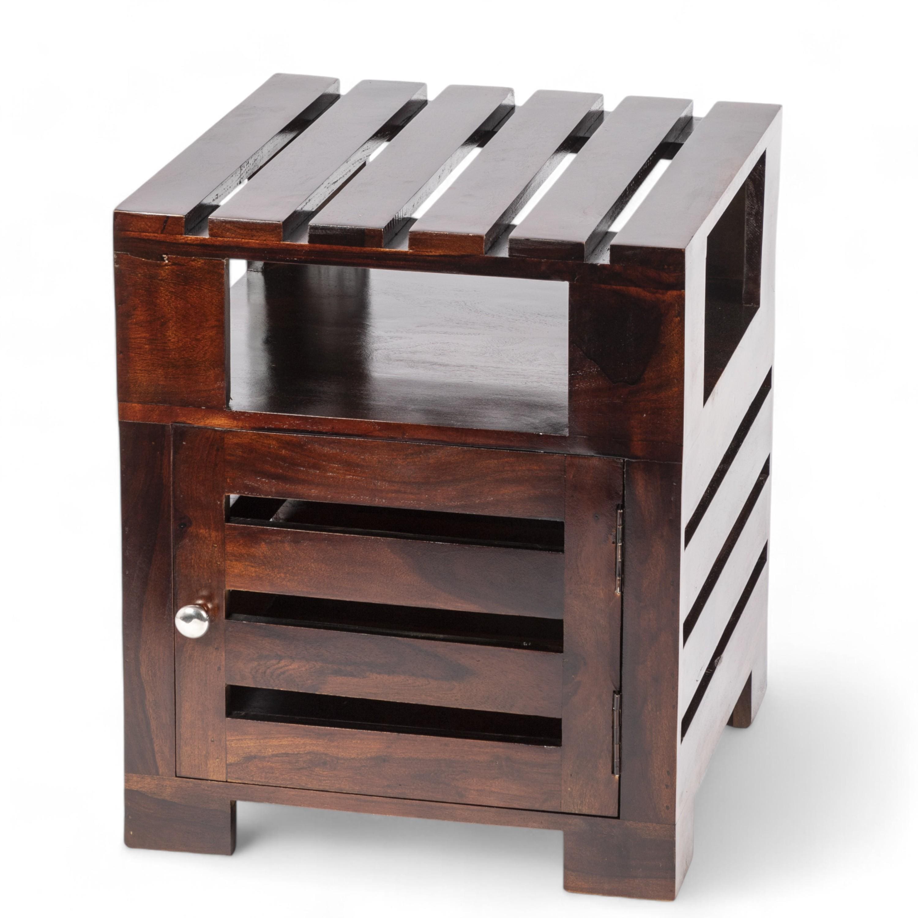 Harvey Side Table - Walnut Finish