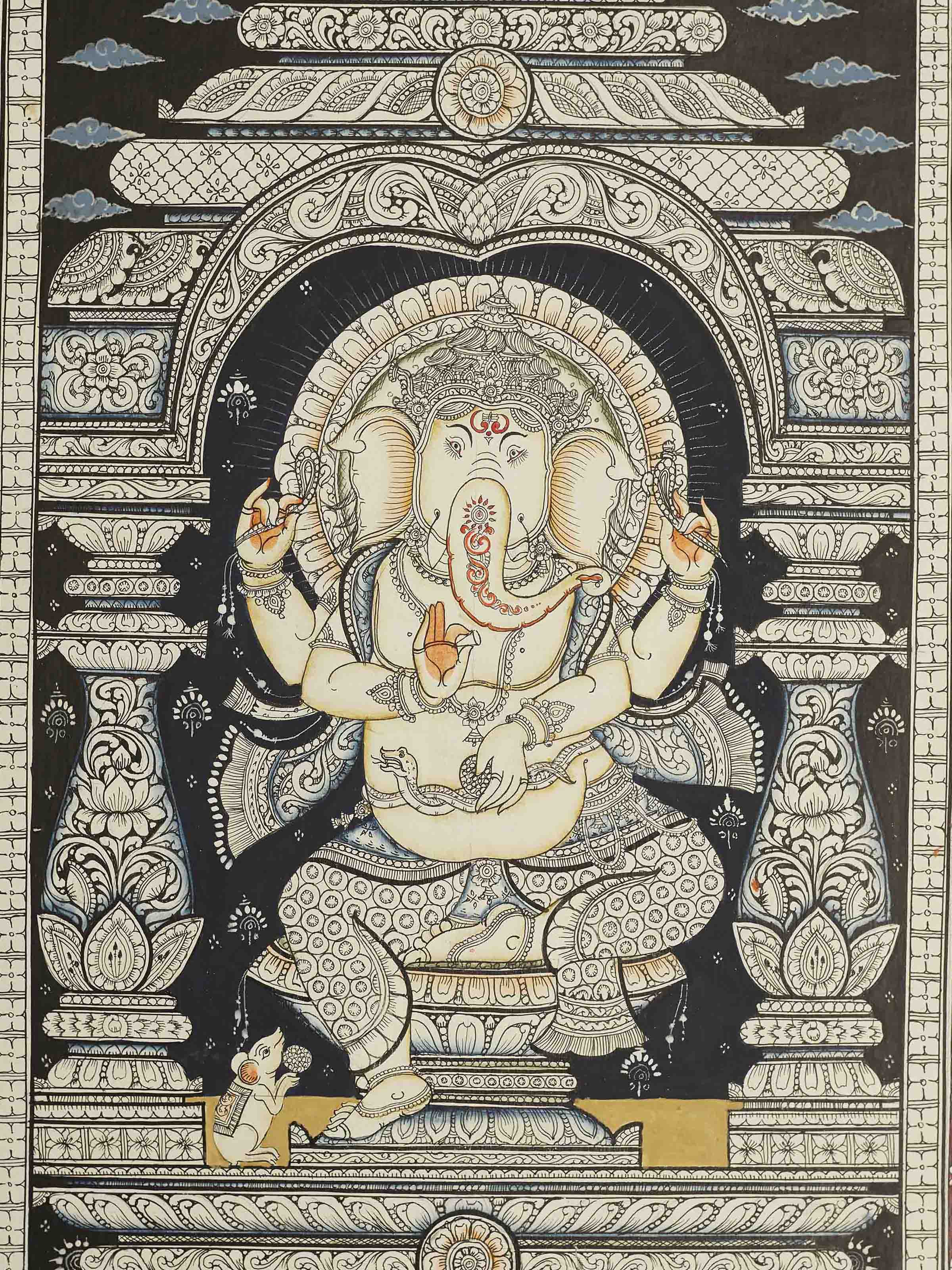 Ganesha Pattachitra Painting