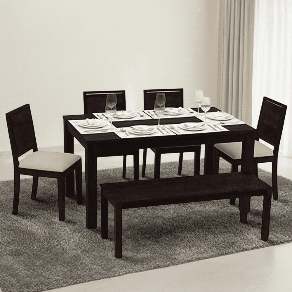 Arabia Oribi 6 Seater Dining Table With Capra Bench