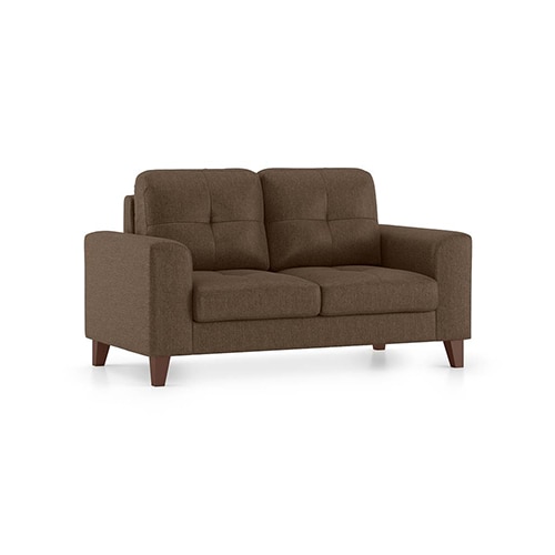 Verona Essential 2 Seater Fabric Sofa in Mocha Colour