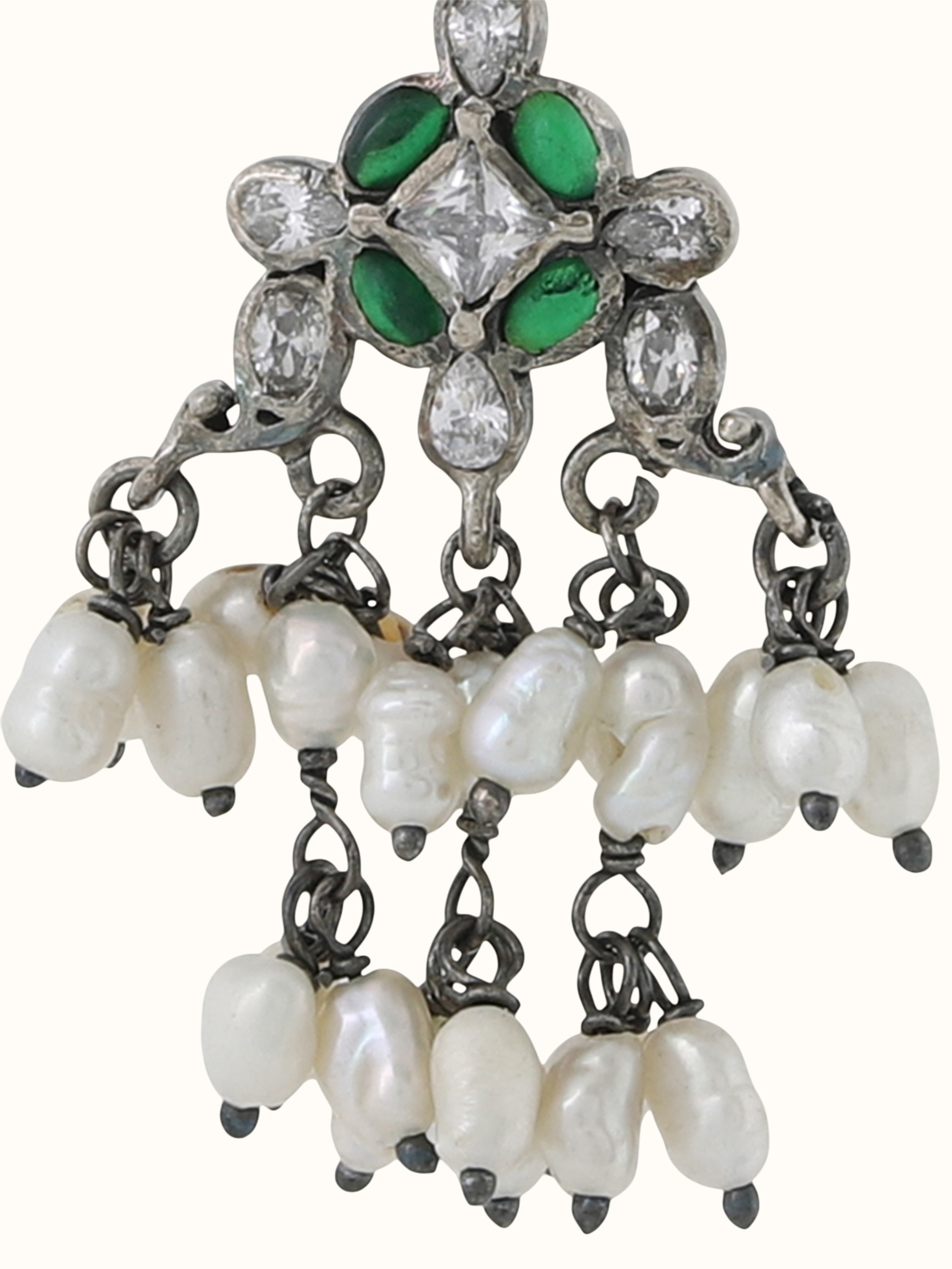 Detailed close-up capturing the handcrafted elements and ornamental motifs