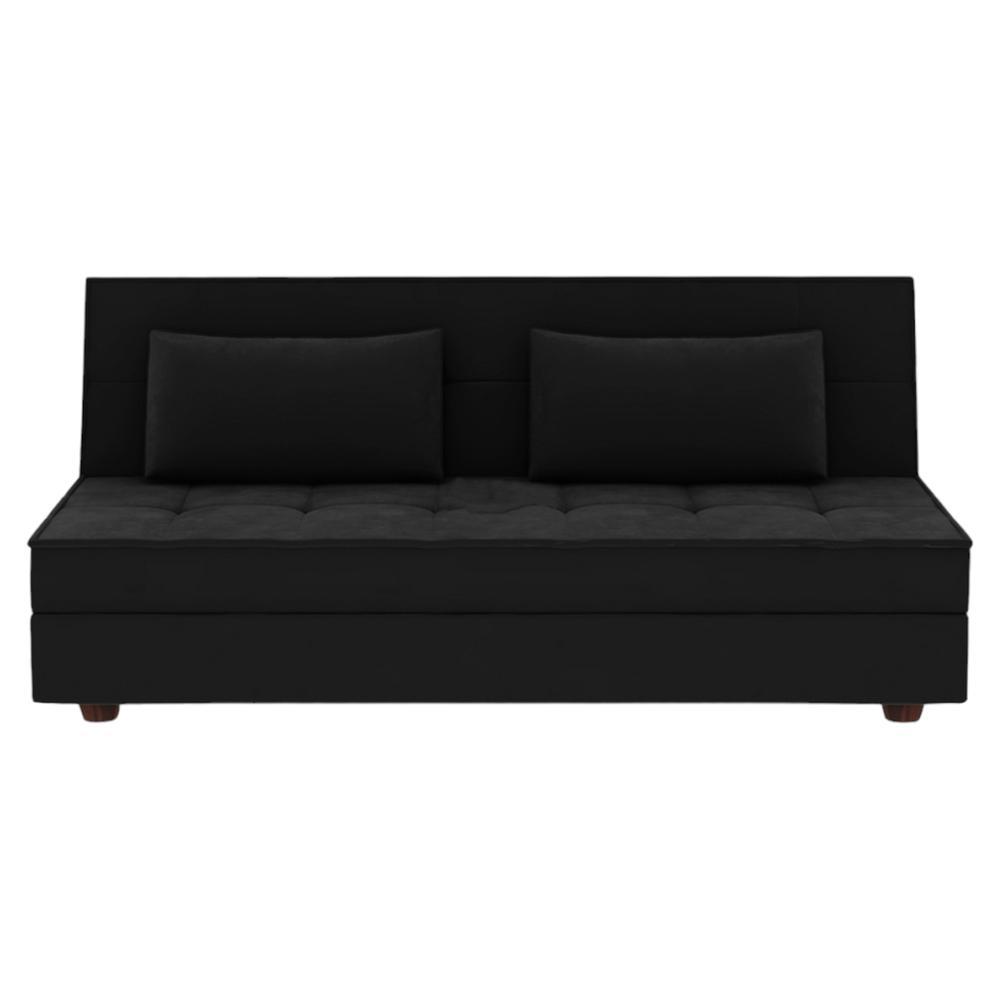 Merson 3 Seater Sofa Cum Bed In Black Color