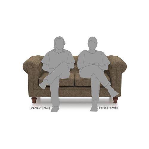 Winchester Essential 2 Seater Fabric Sofa in Dune Colour