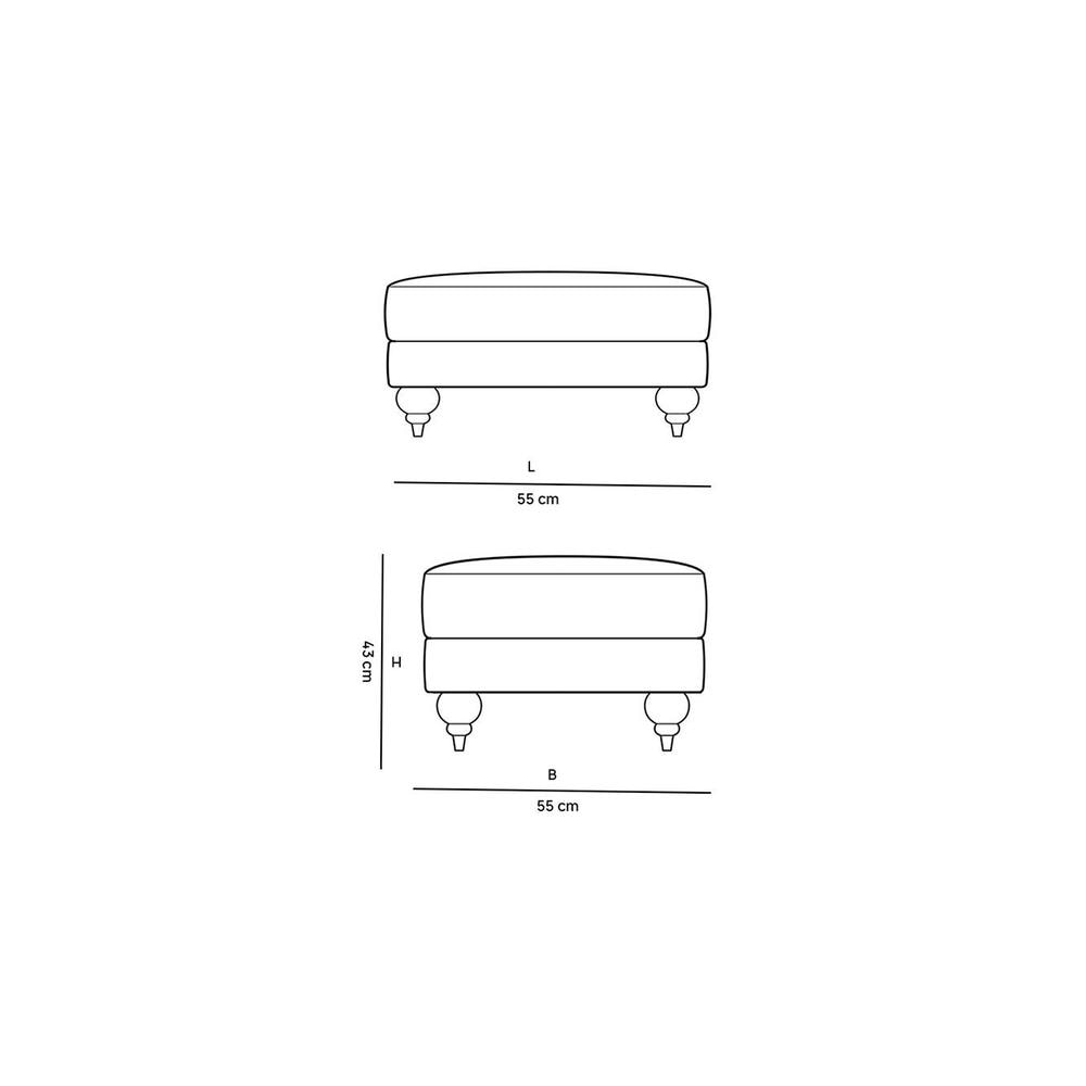 Winst Ottoman Color in Mint Green