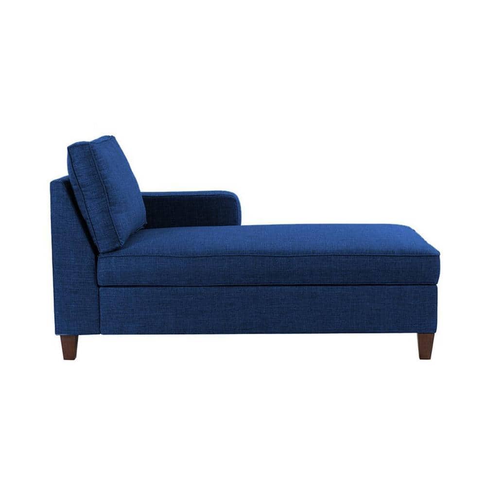 Bali Fabric Chaise Launger in Navy Blue Colour