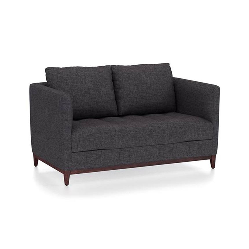Florence Essential 2 Seater Fabric Sofa in Steel Colour