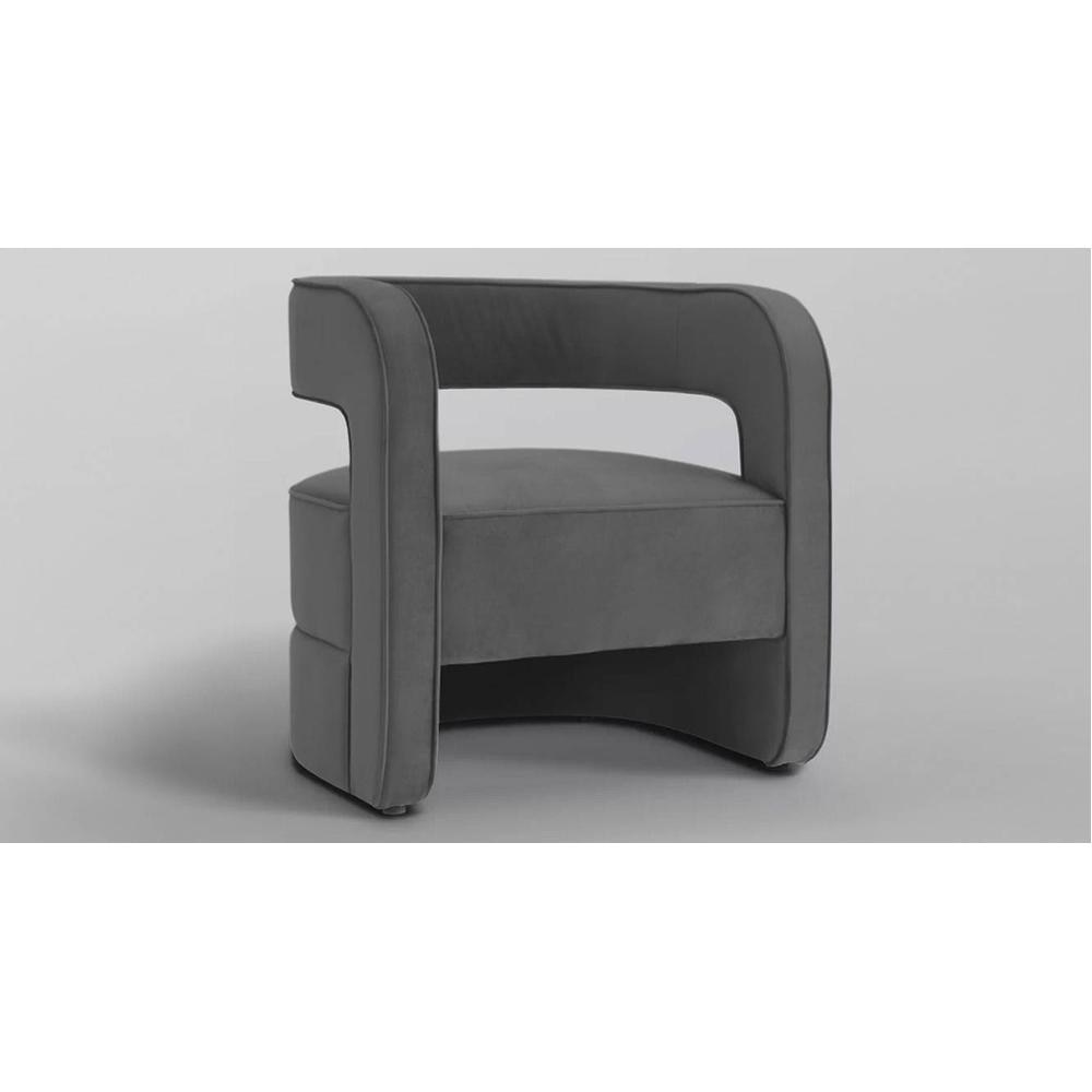 Jordy Accent Chair in Dark Grey Colour