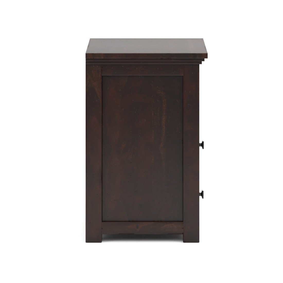 Madhavi Solid Wood Bed Side In Walnut Teak Finsh