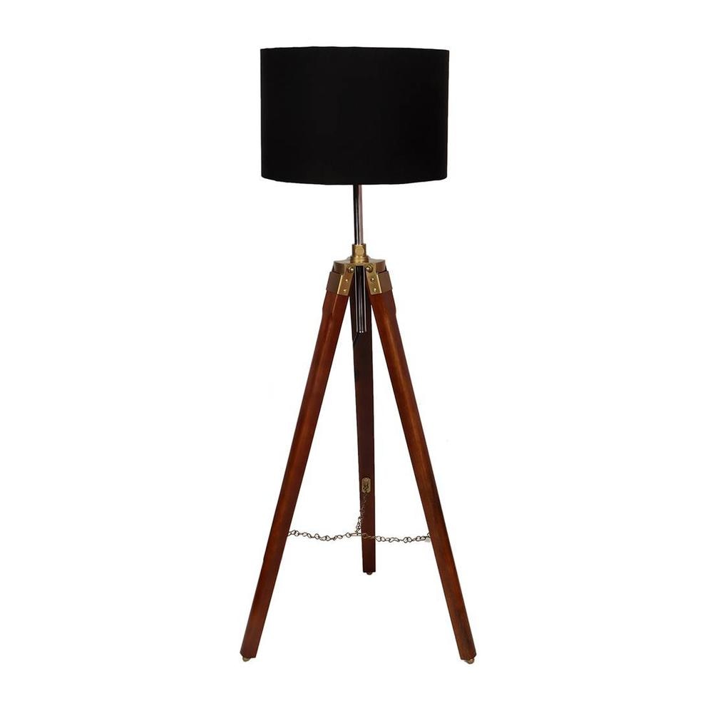 Senara Solid Wood Floor Lamp