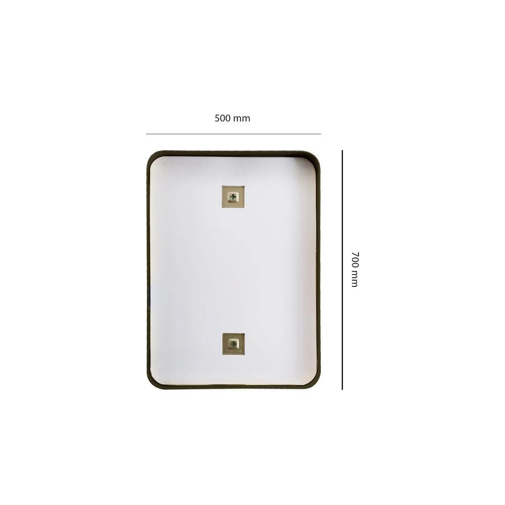 Aluminium Rectangular Decorative wall mirror by elegant arts and frames (Mirror size 500X700 mm)