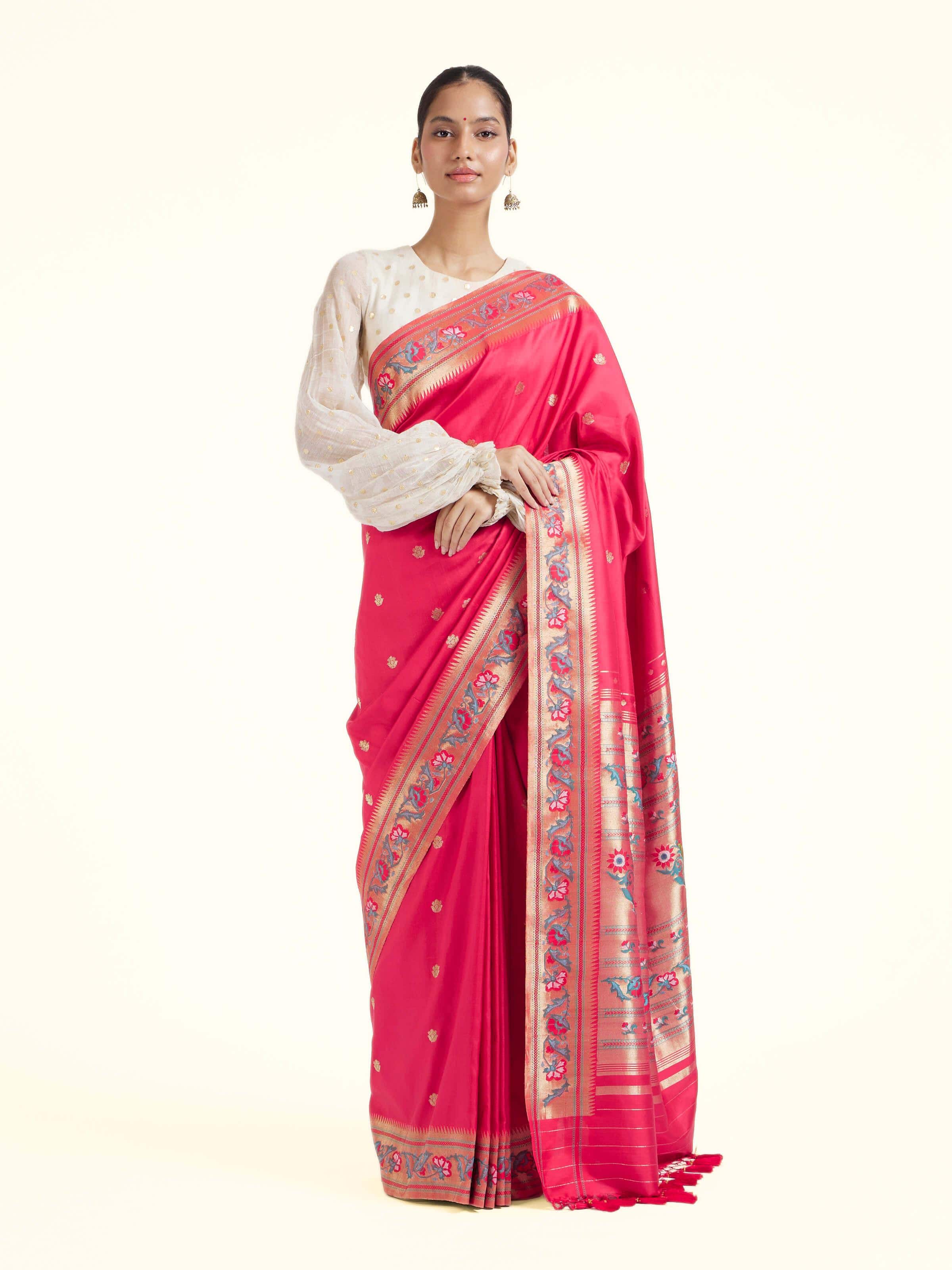 Aadhya Silk Paithani Saree