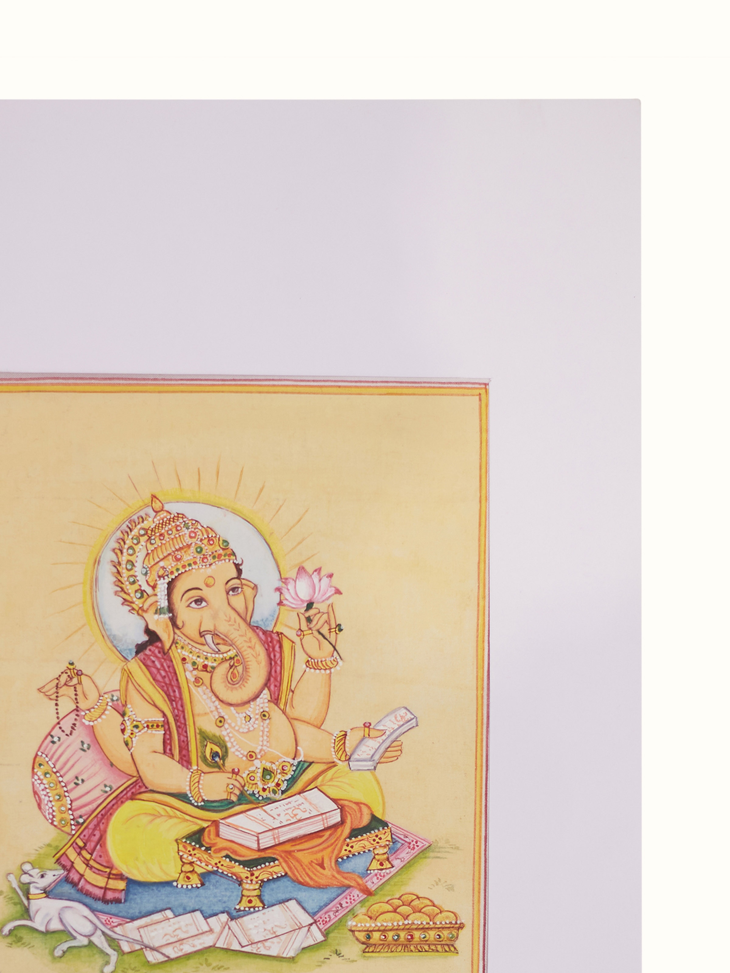 Lord Ganesha Miniature Painting