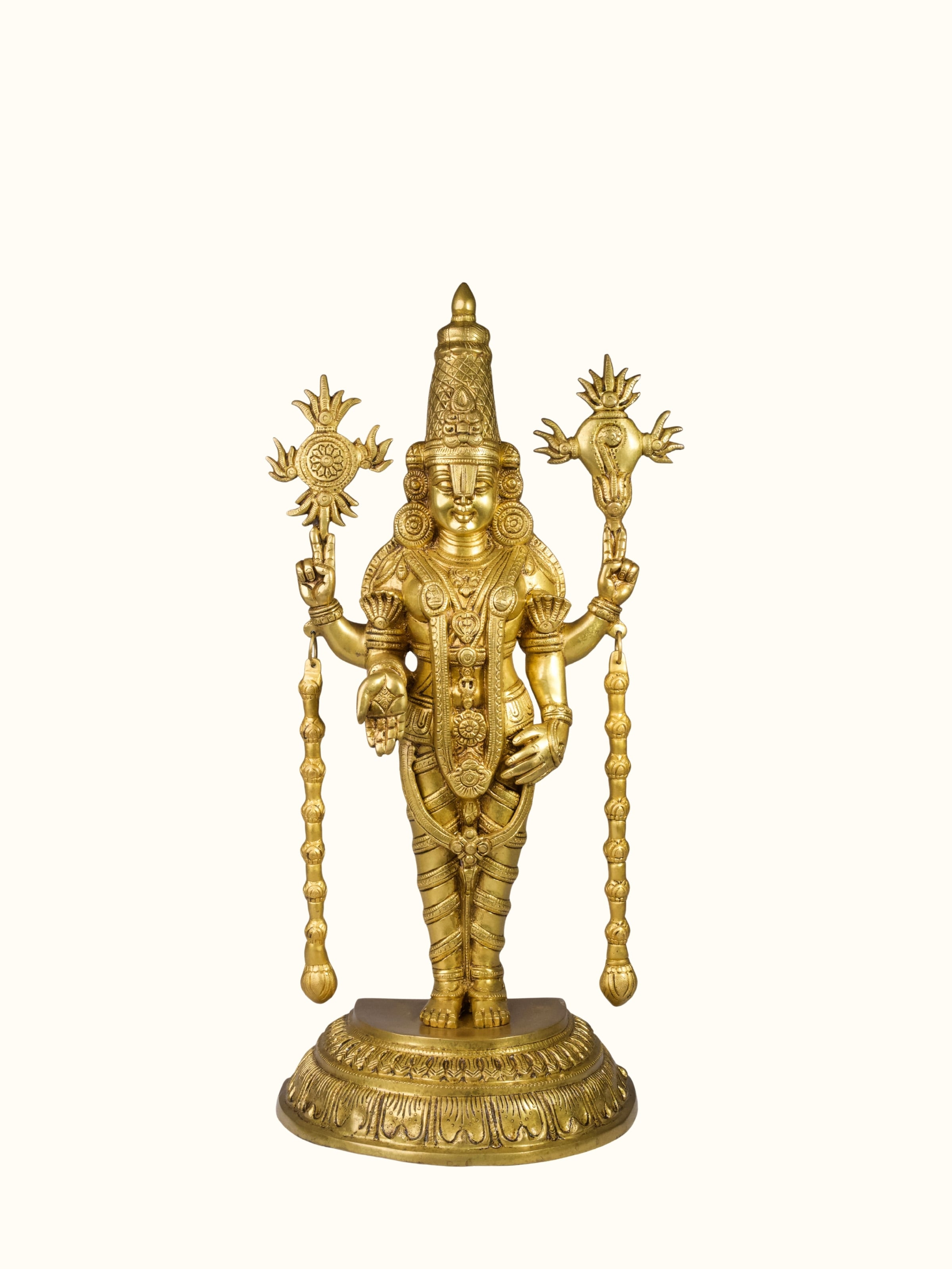 Brass Intricate Balaji Idol
