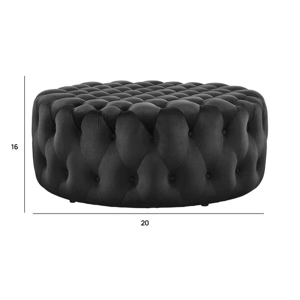 Kolden Ottoman Color in Dark Grey