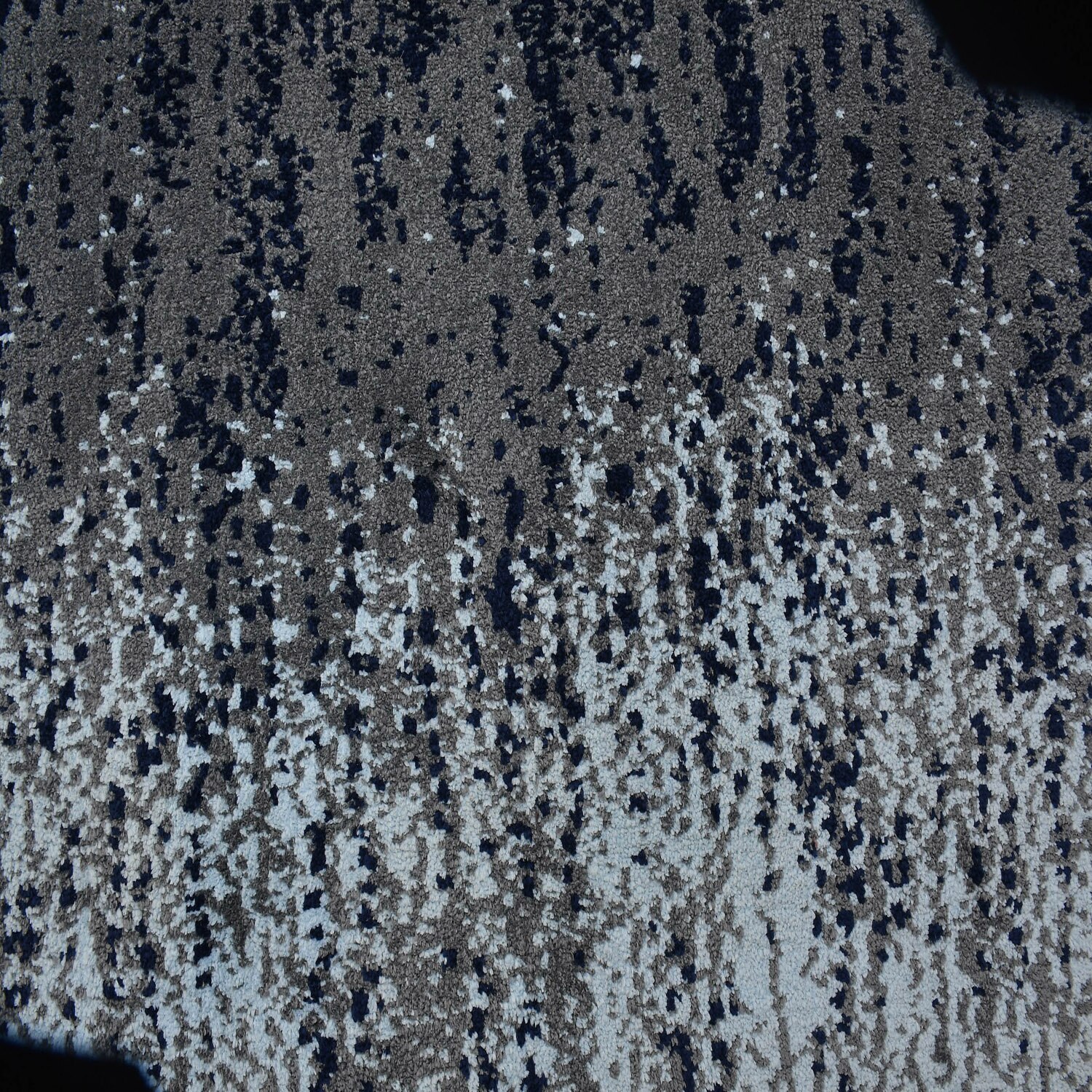 Multicolor Abstract Machine Made Polyester 6 X 9 Feet Carpet