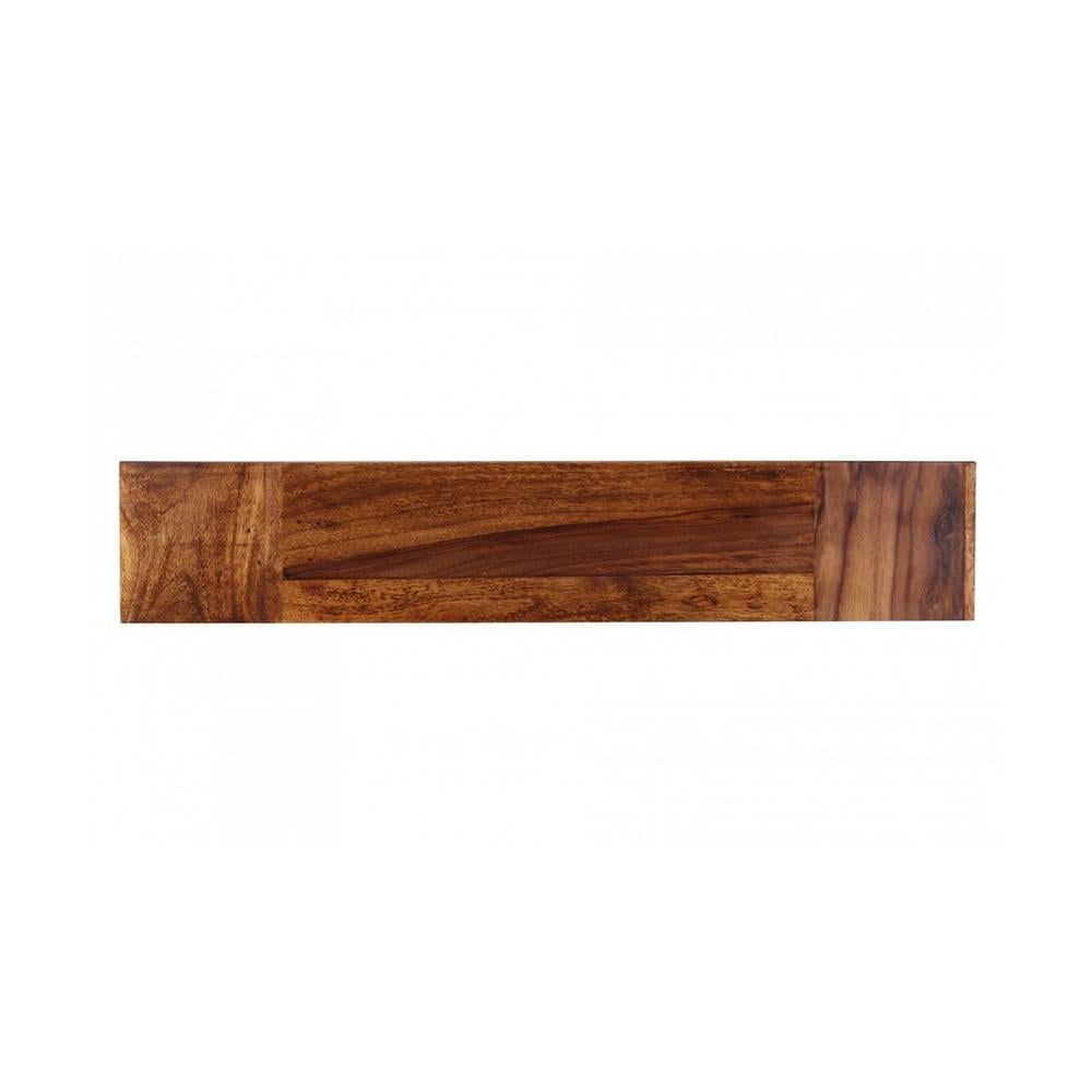 WOODENMOOD Rectangular Wall Rack
