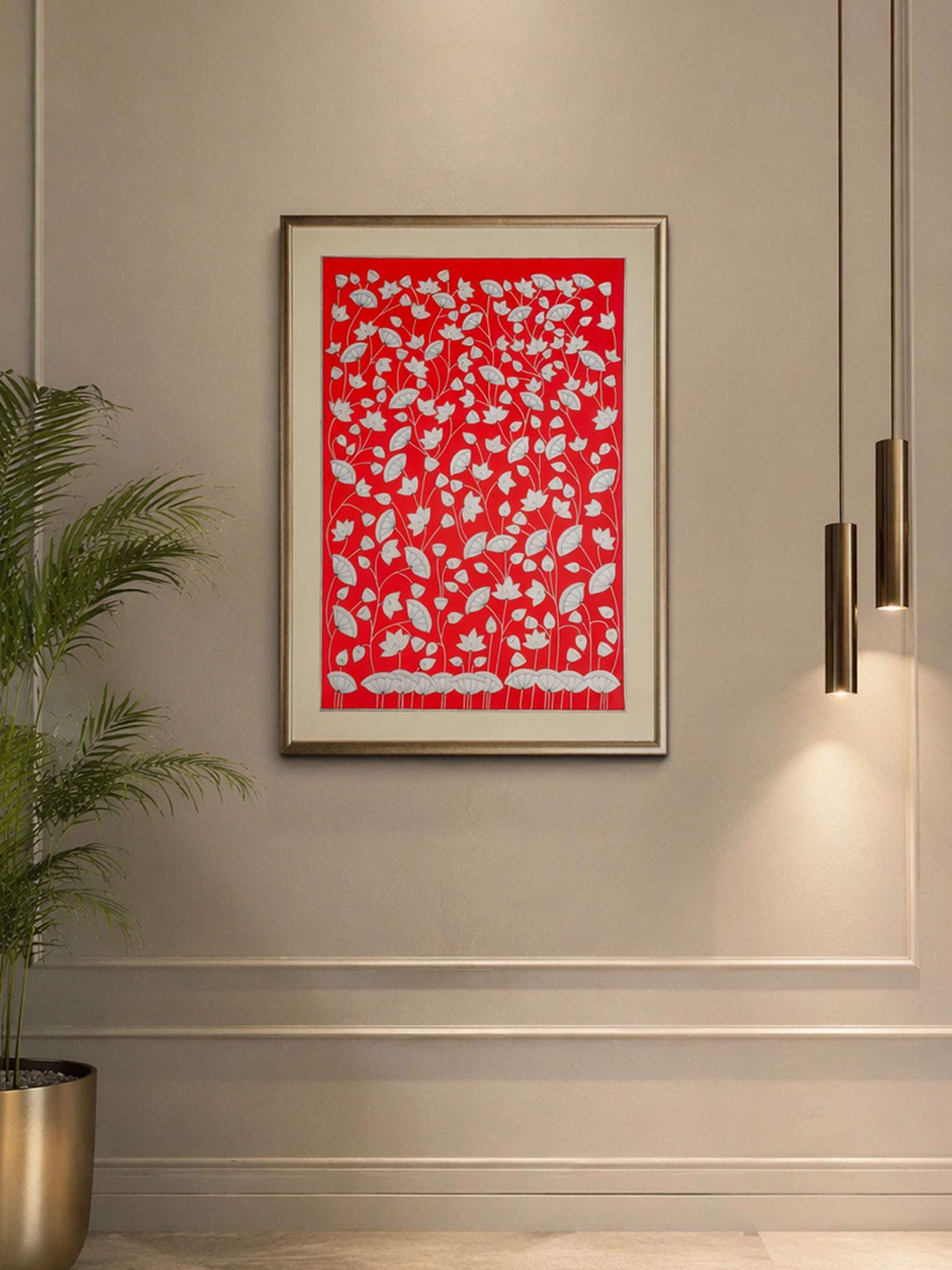 Kamalatala Pichwai Painting