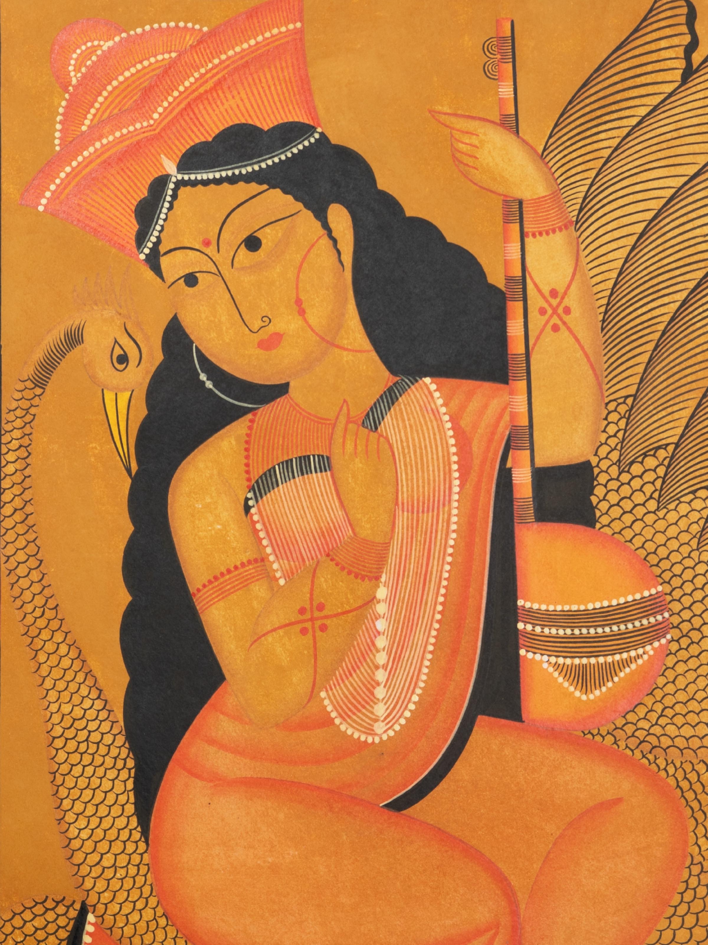 Kalighat Devi Painting