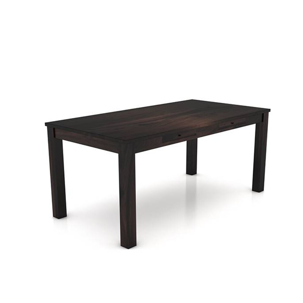 Arabia Xl Storage- Oribi 6 Seater Dining Table Set (Colour- Burnt Orange , Finish- Mahogany)