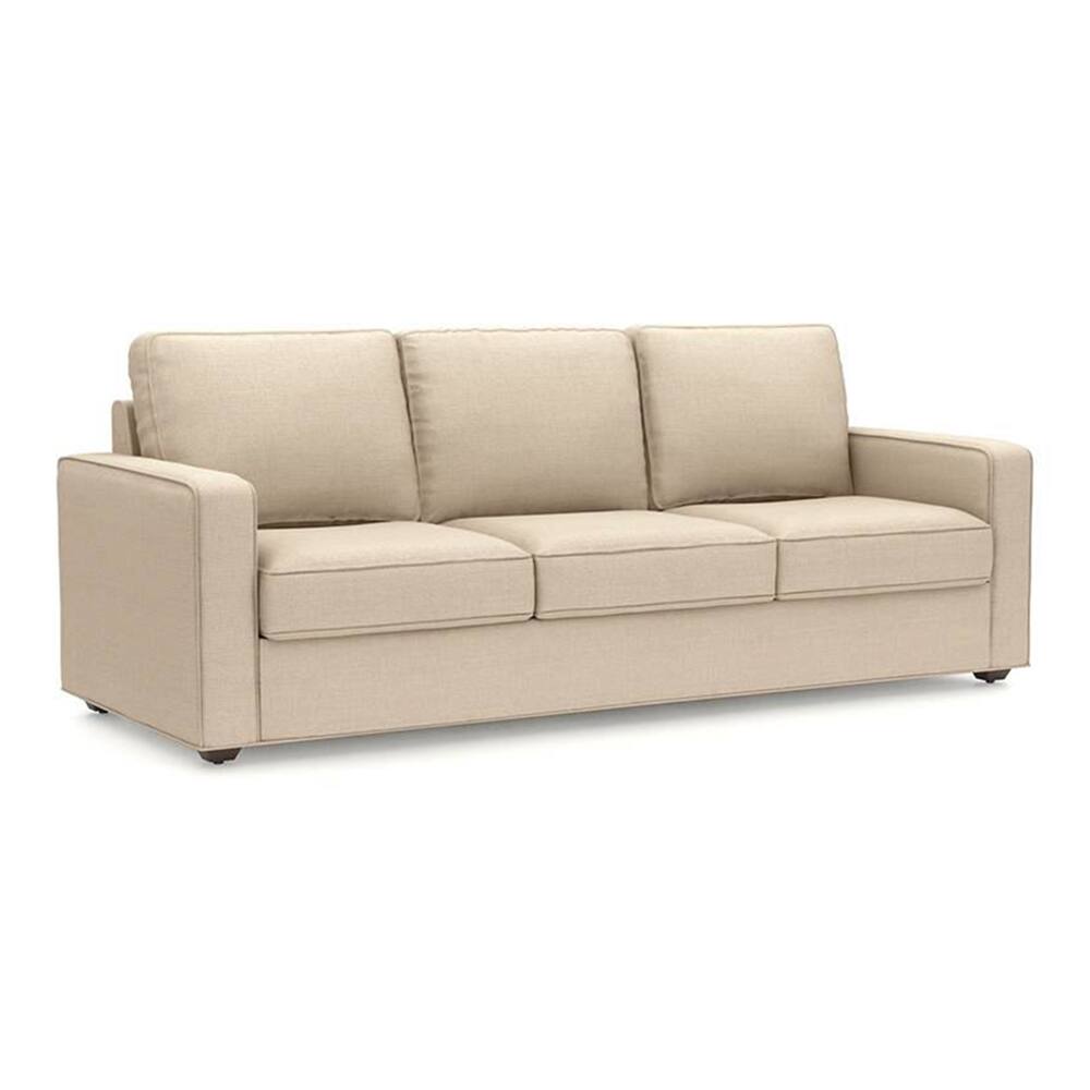 Apollo Compact Sofa Set (Colour : Pearl, Cushion : Hard, Back Type : Regular, Seater : 3+1+1) - Urban Ladder