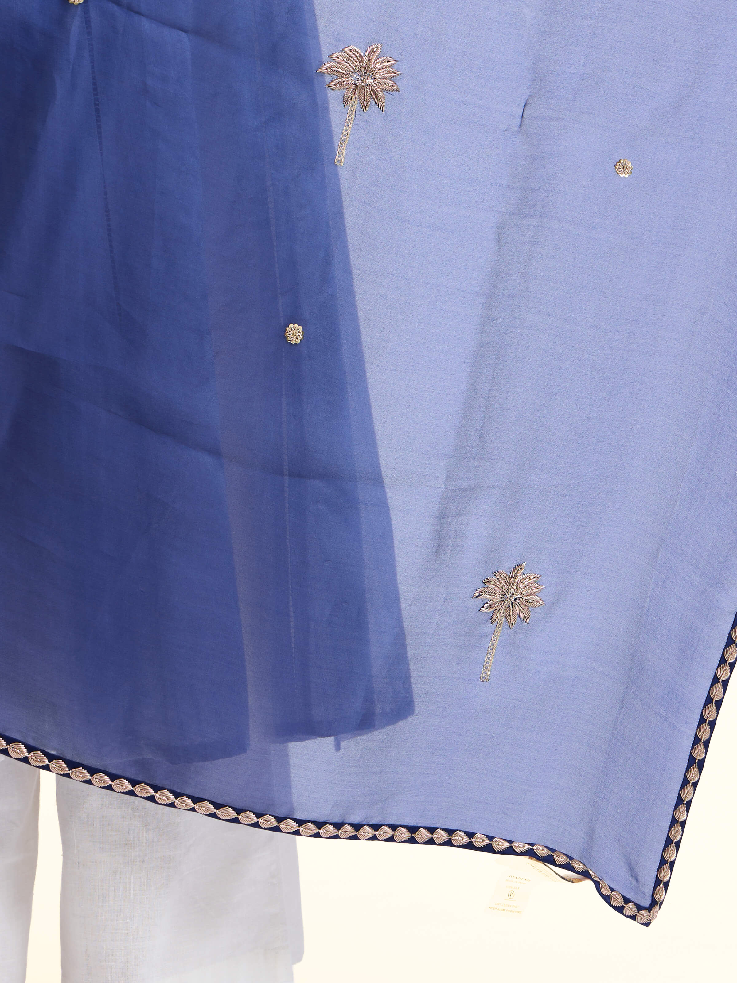 Sapphire Zardozi Hand Embroidered Dupatta