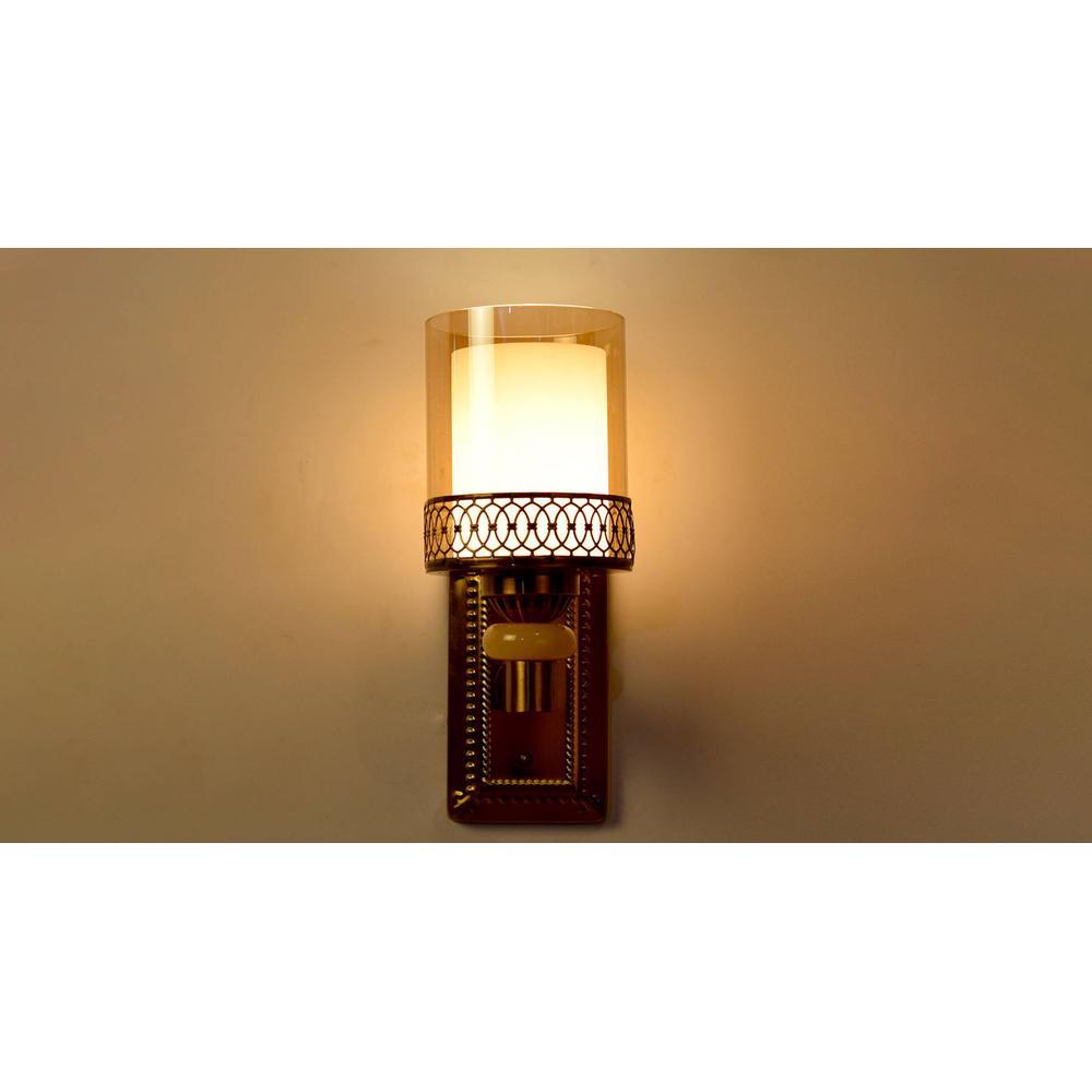 Colfax Designer Trim Double Glass Wall Light