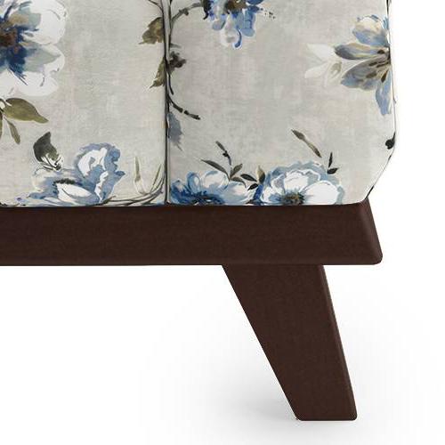 Granada Luxe 1 Seater Fabric Sofa in Adrian Velvet Colour