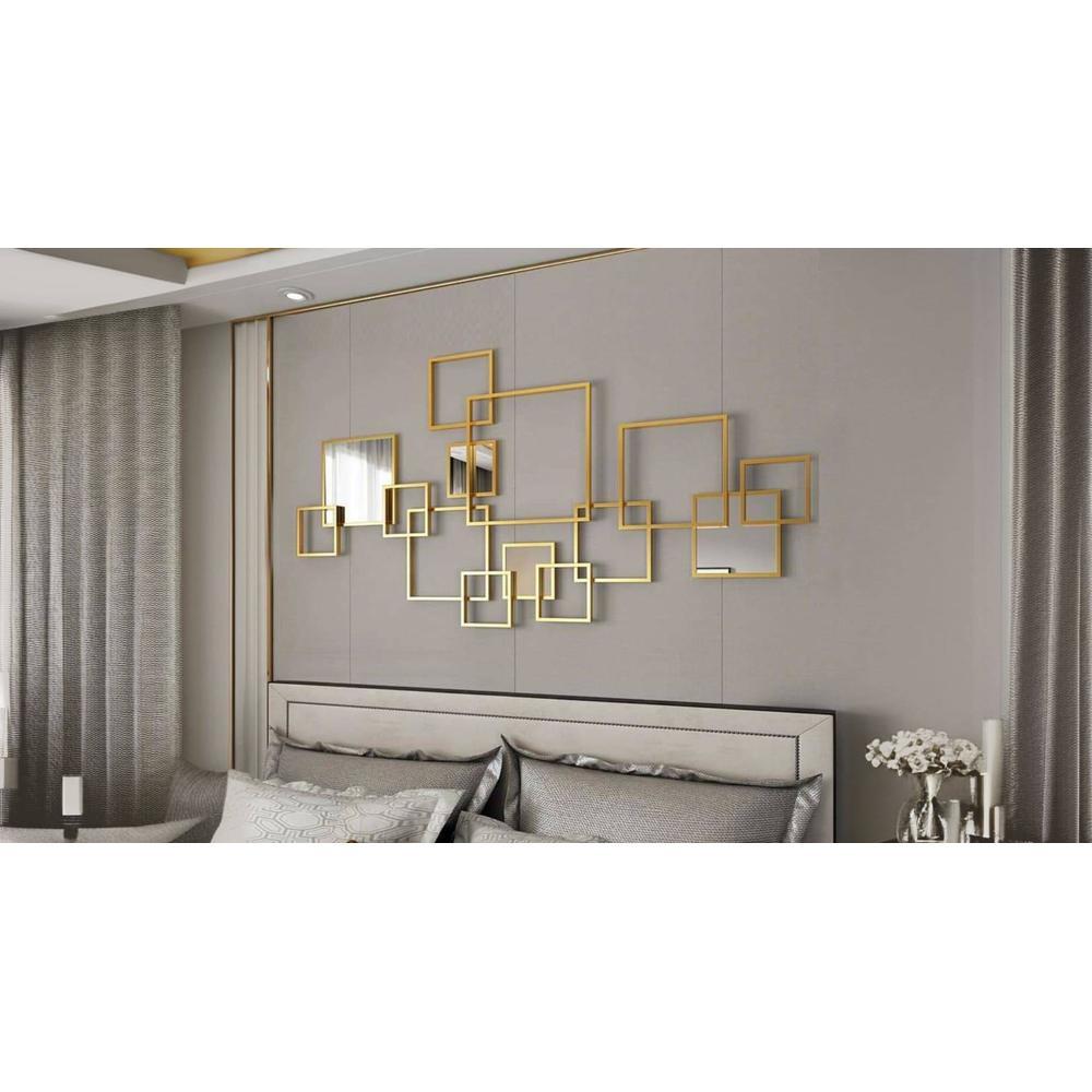 Urban Rectangular Abstract Metal Wall Art