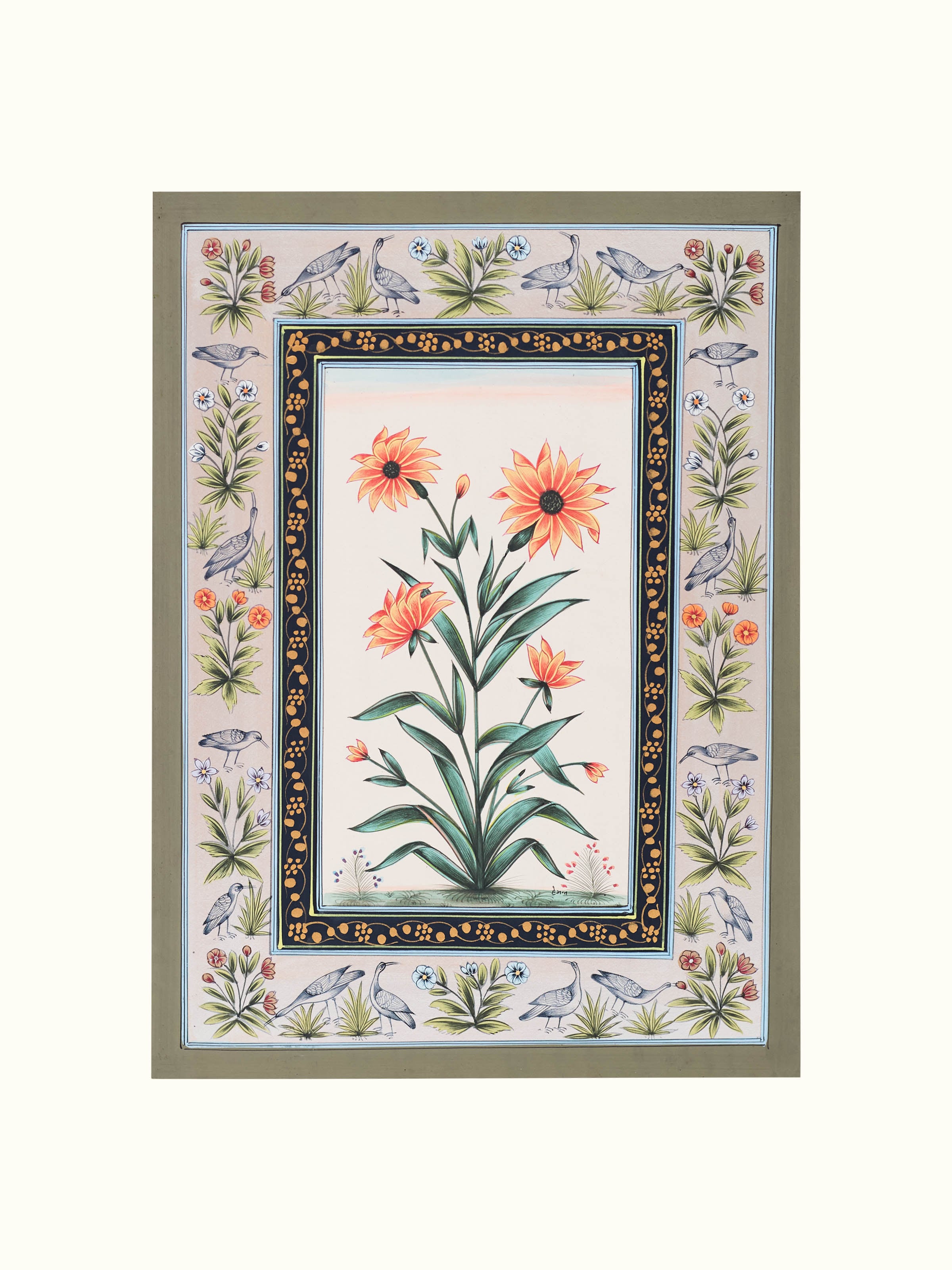 Gazania Miniature Painting