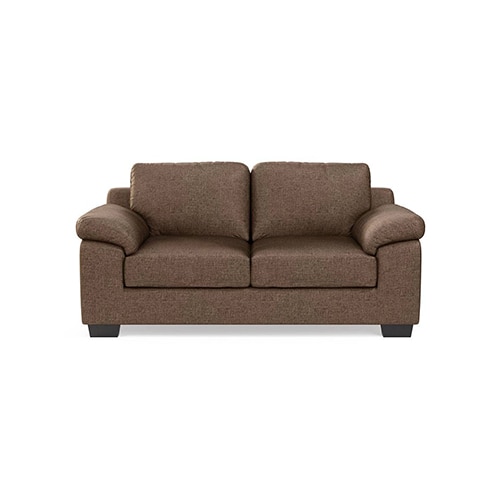 Esquel Essential 2 Seater Fabric Sofa in Mocha Colour