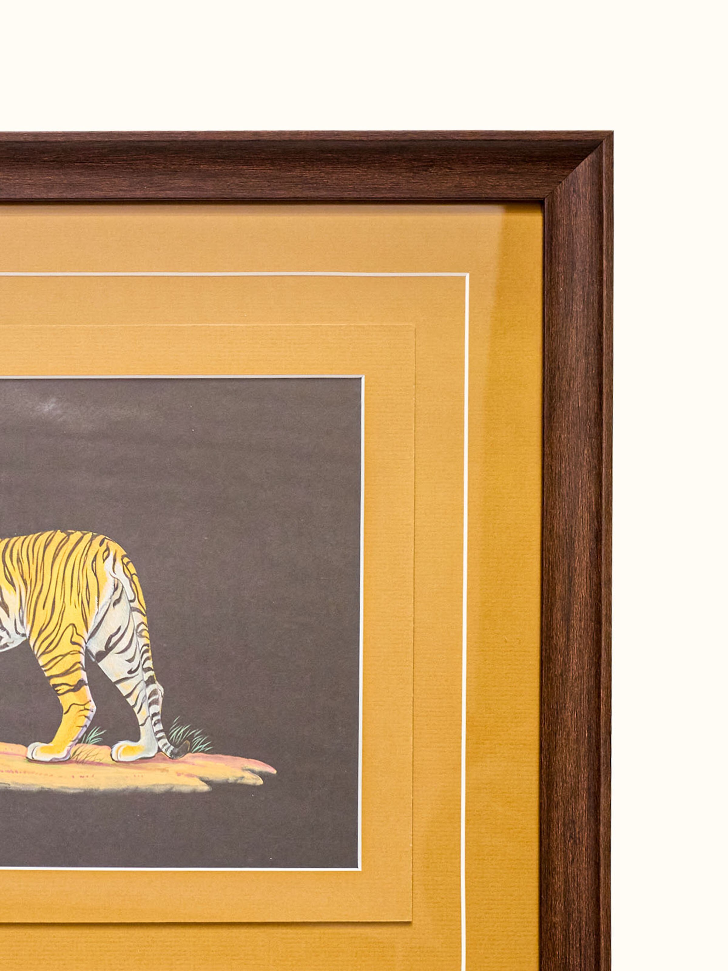 Tiger Miniature Painting