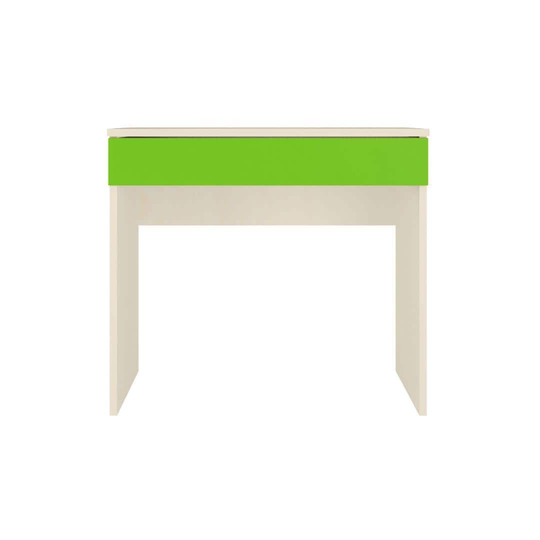 Primera Kids Study Desk with Drawer in Light Woodgrain Finish Verdant Green Colour