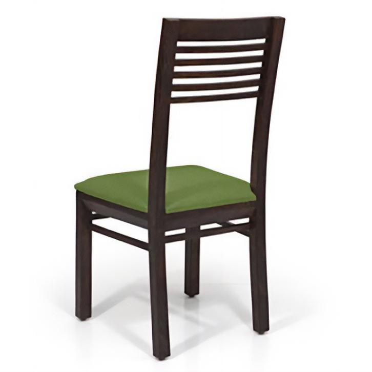 Brighton Zella Solid Wood 4 Seater Dining Table With Set Of 4 Chairs (Colour- Avocado Green , Finish- Mahogany)