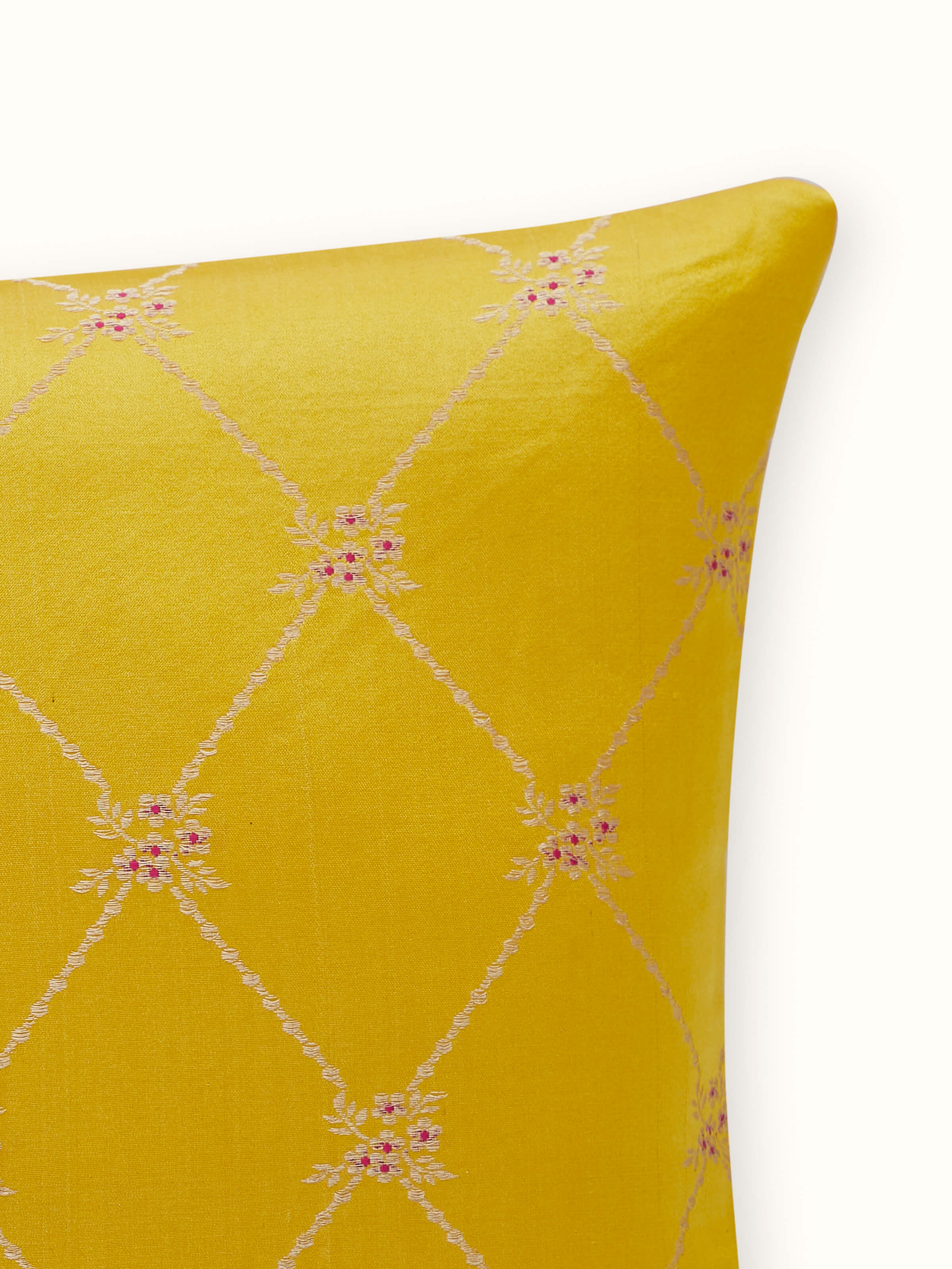 Close-up from the back revealing fine stitching and elegant craftsmanship.