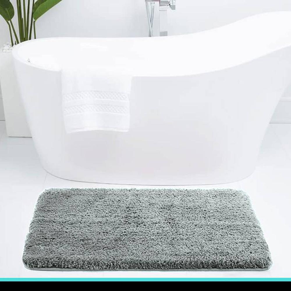 Bathmat 2500 GSM Microfiber Anti Skid Slip Water Absorbent Machine Washable and Quick Dry Vages Mats for Bathroom, Kitchen, Entrance