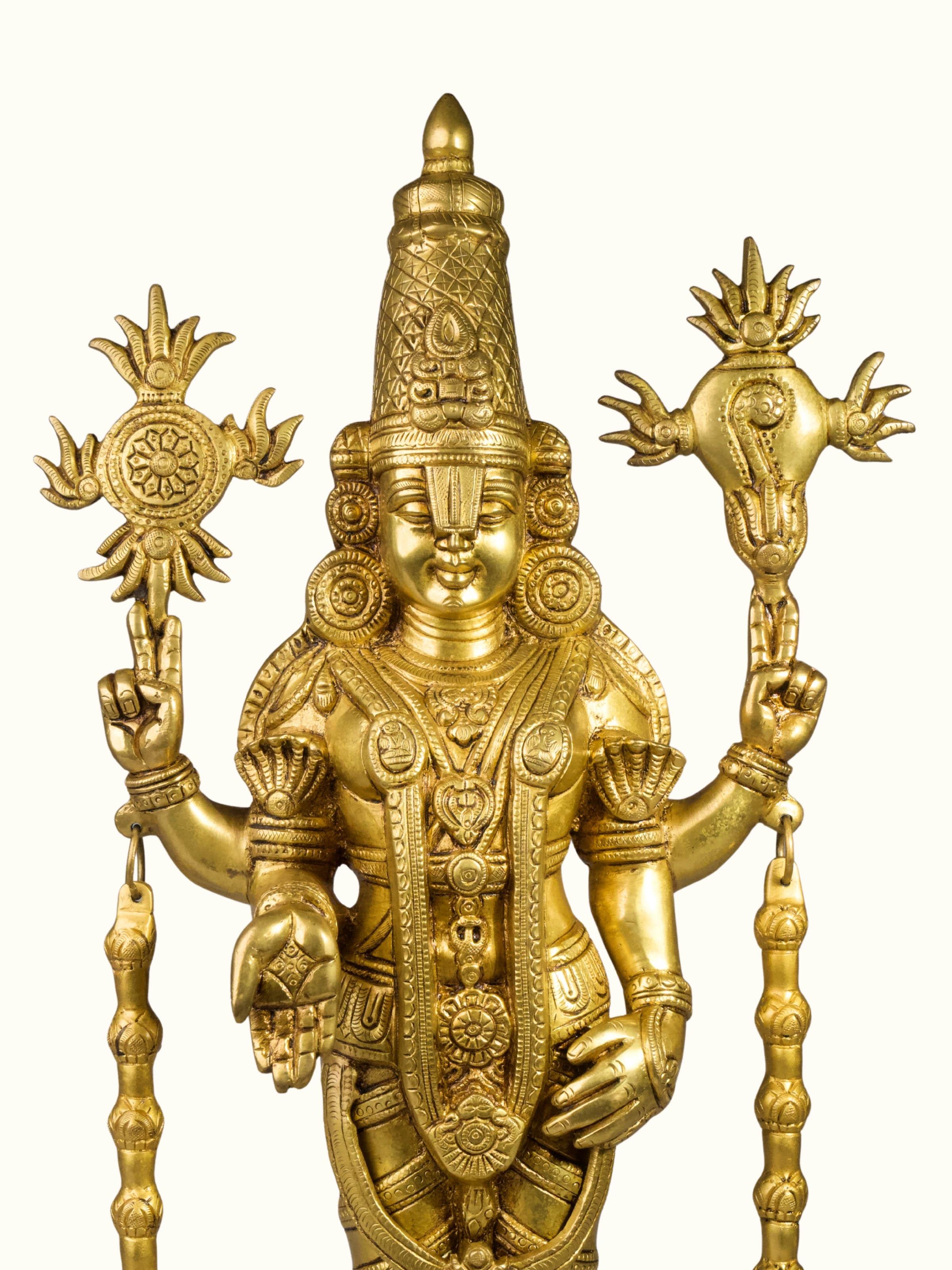 Brass Intricate Balaji Idol