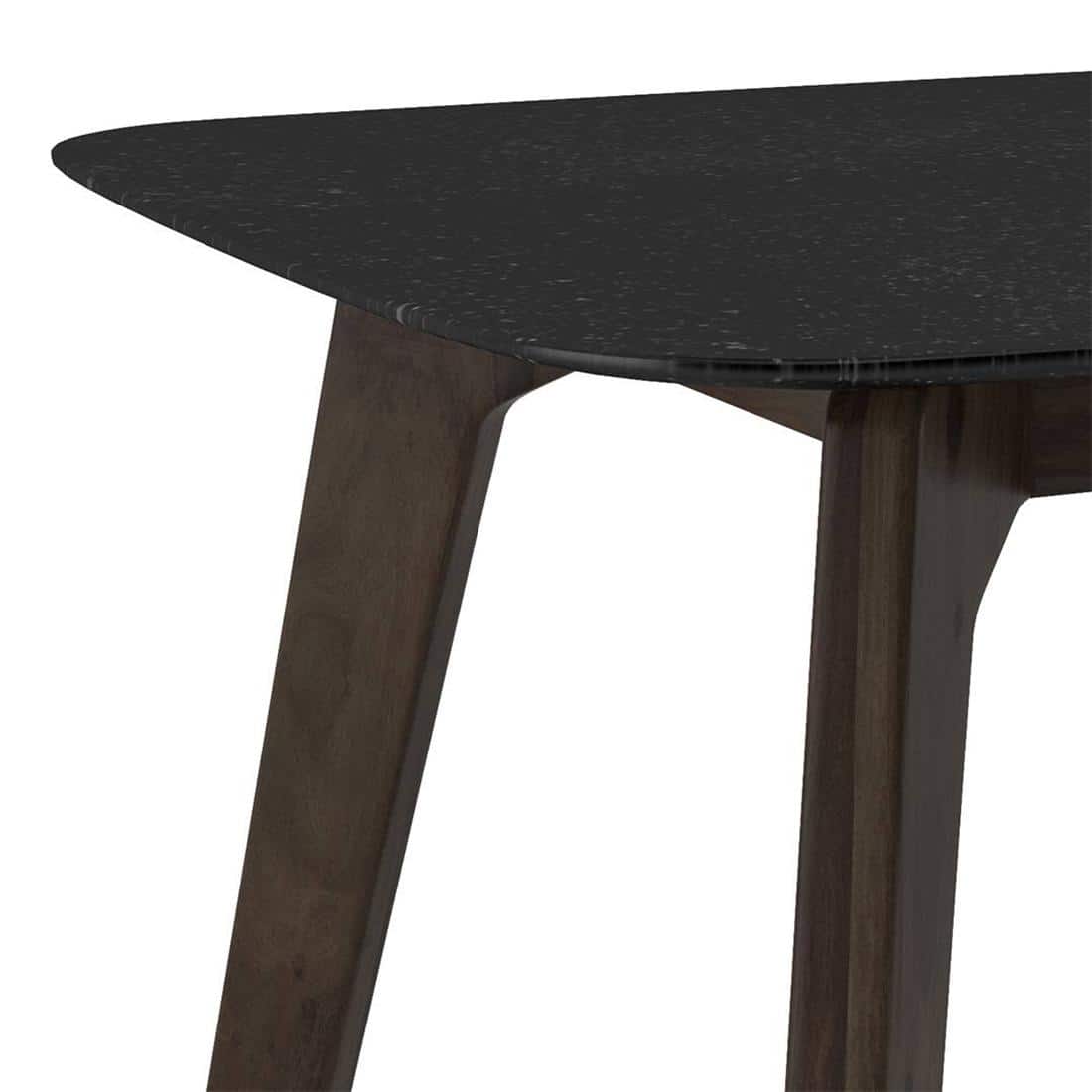 Galaxy 4 Seater Dining Table In American Walnut Finish